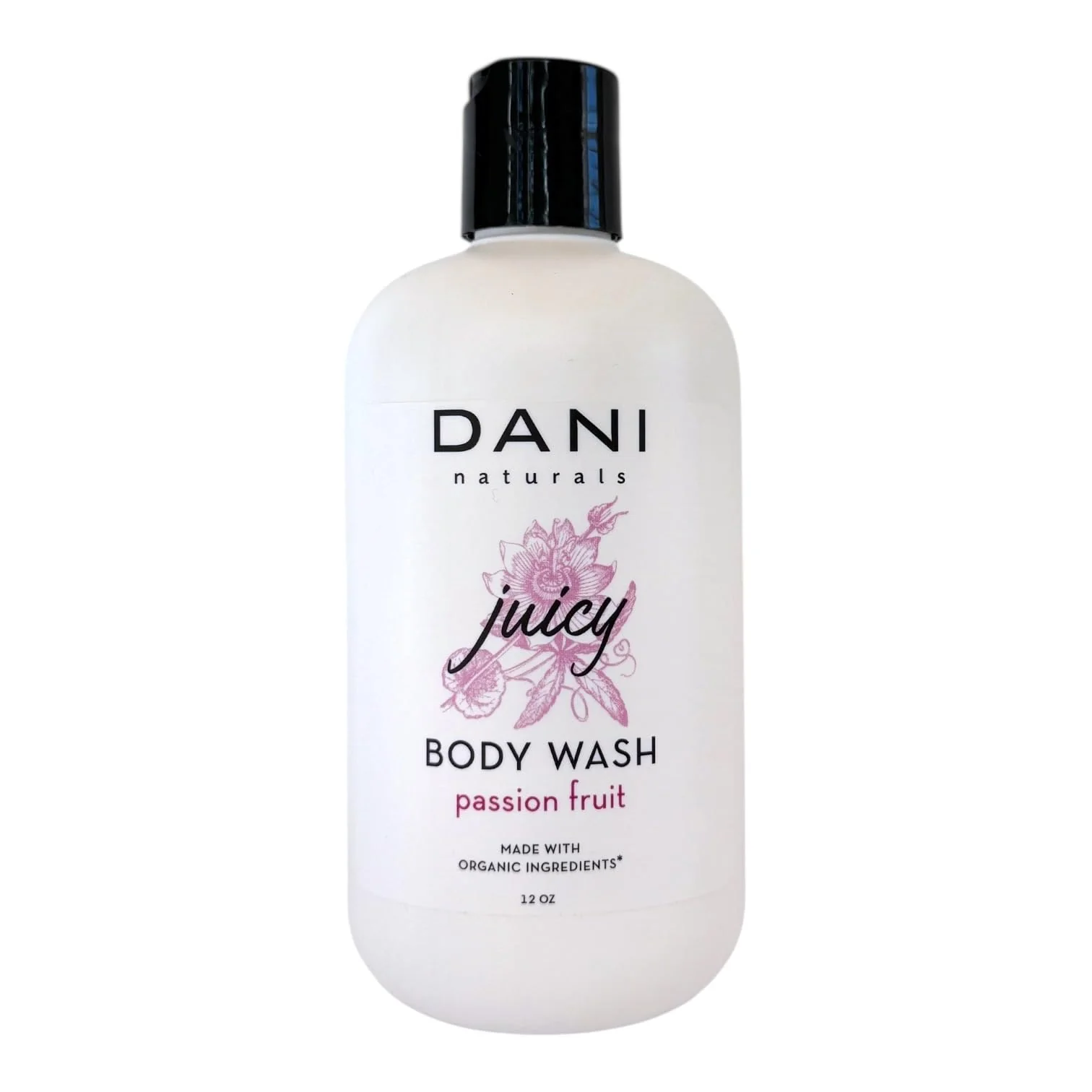 Fast DANI Naturals Passion Fruit Body Wash Vegan Sulfate- Made with Organic Ingredients 12 fl oz High-Performance