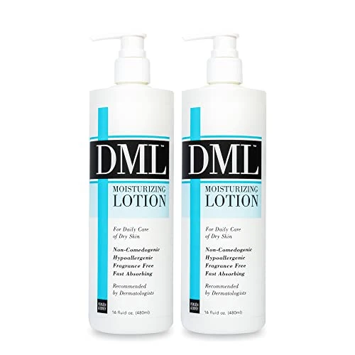 Exclusive DML Moisturizing Lotion- Hydrating Hand and Body Moisturizer Hypoallergenic Body Lotion for Dry and Cracked Skin Gentle Unscented Moisturizing Enhanced