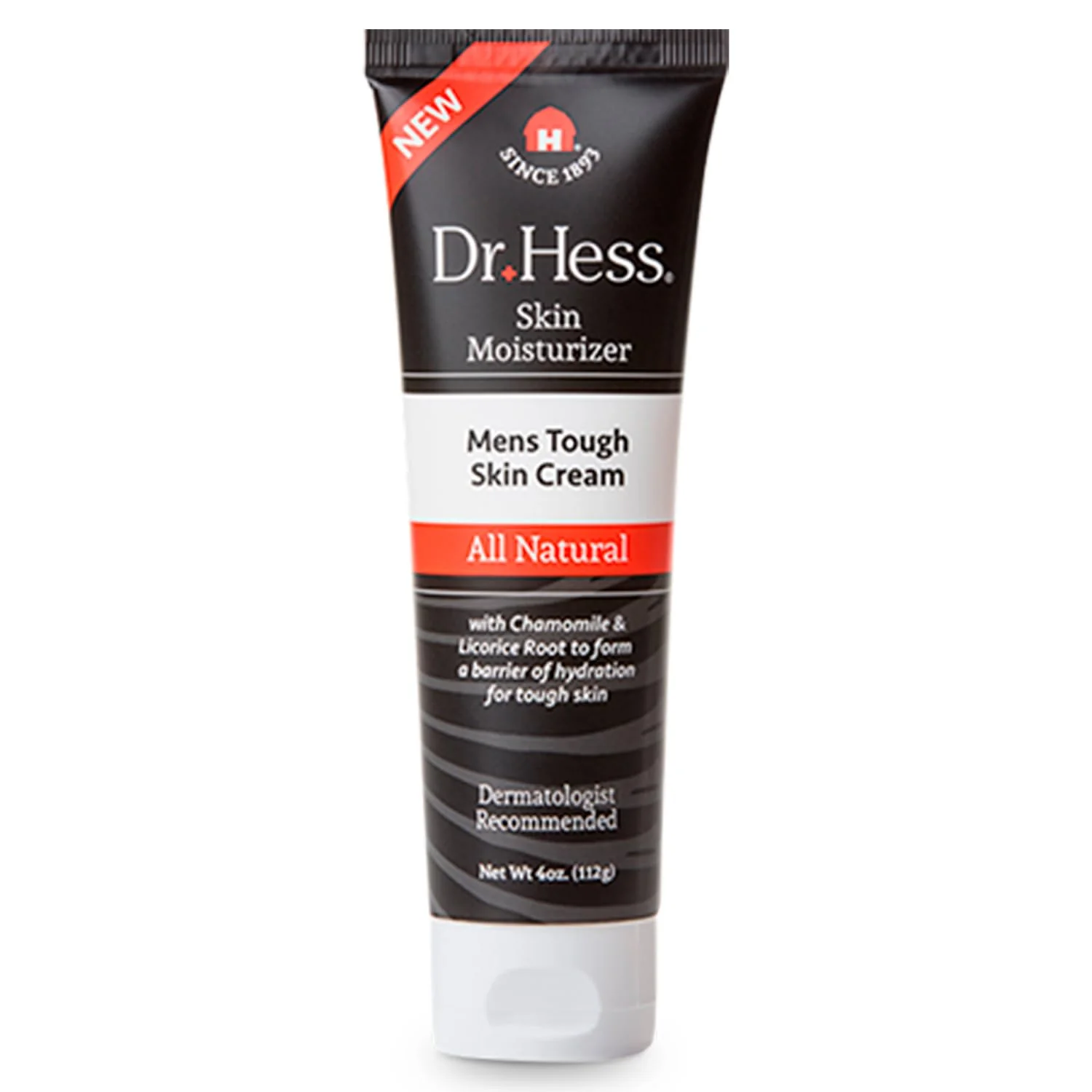Exceptional Dr Hess Men's Moisturizer All Natural Tough Skin Cream with Lanolin Beeswax Licorice Root Chamomile Hand Body Lotion to Care for Dry Damaged Practical