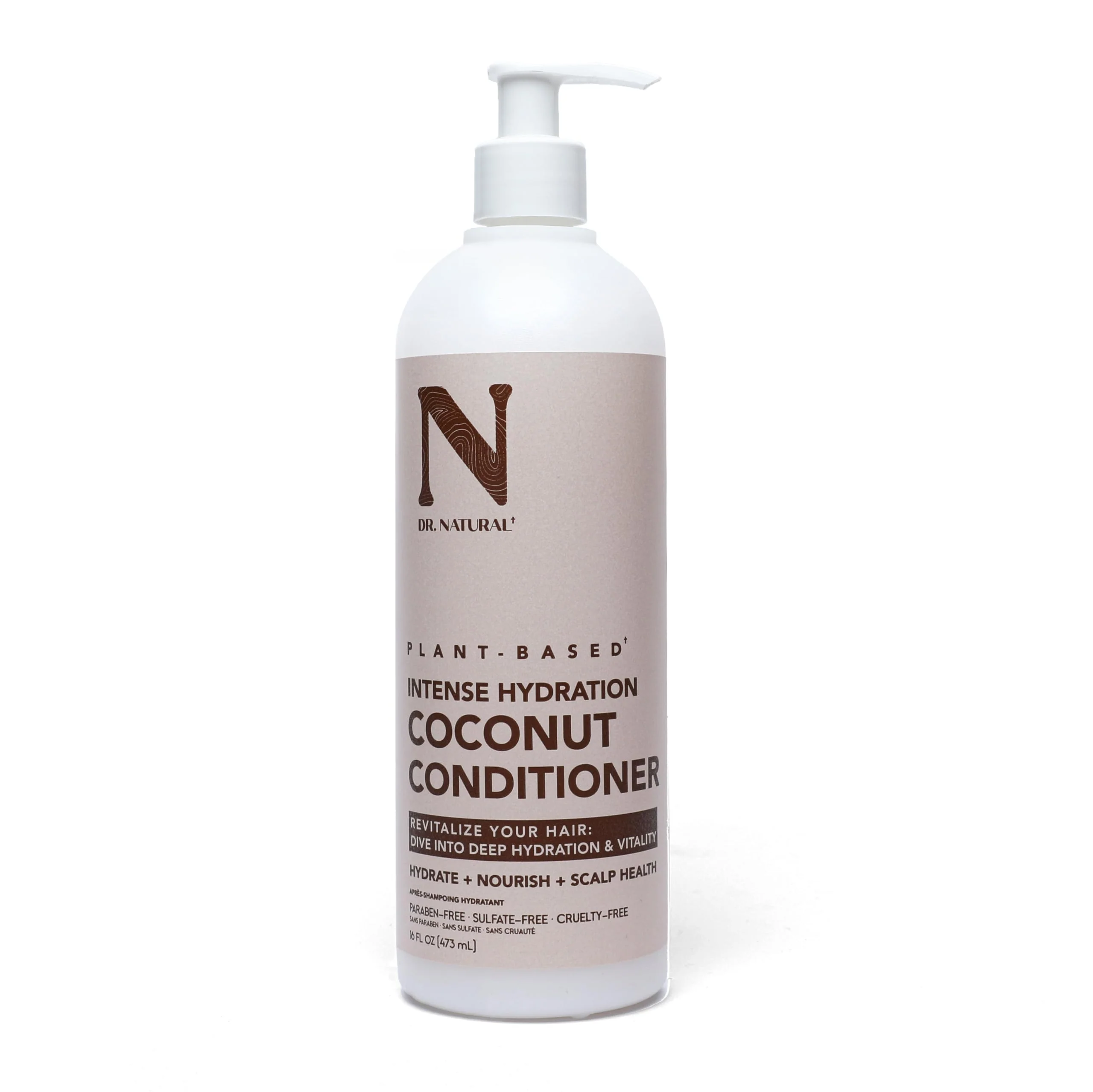 High-Quality Dr. Natural Intense Hydration Coconut Conditioner - Hydrating Conditioner for Women and Men with Shea Butter - Frizz Control and Hair Growth - 473 ml Sophisticated
