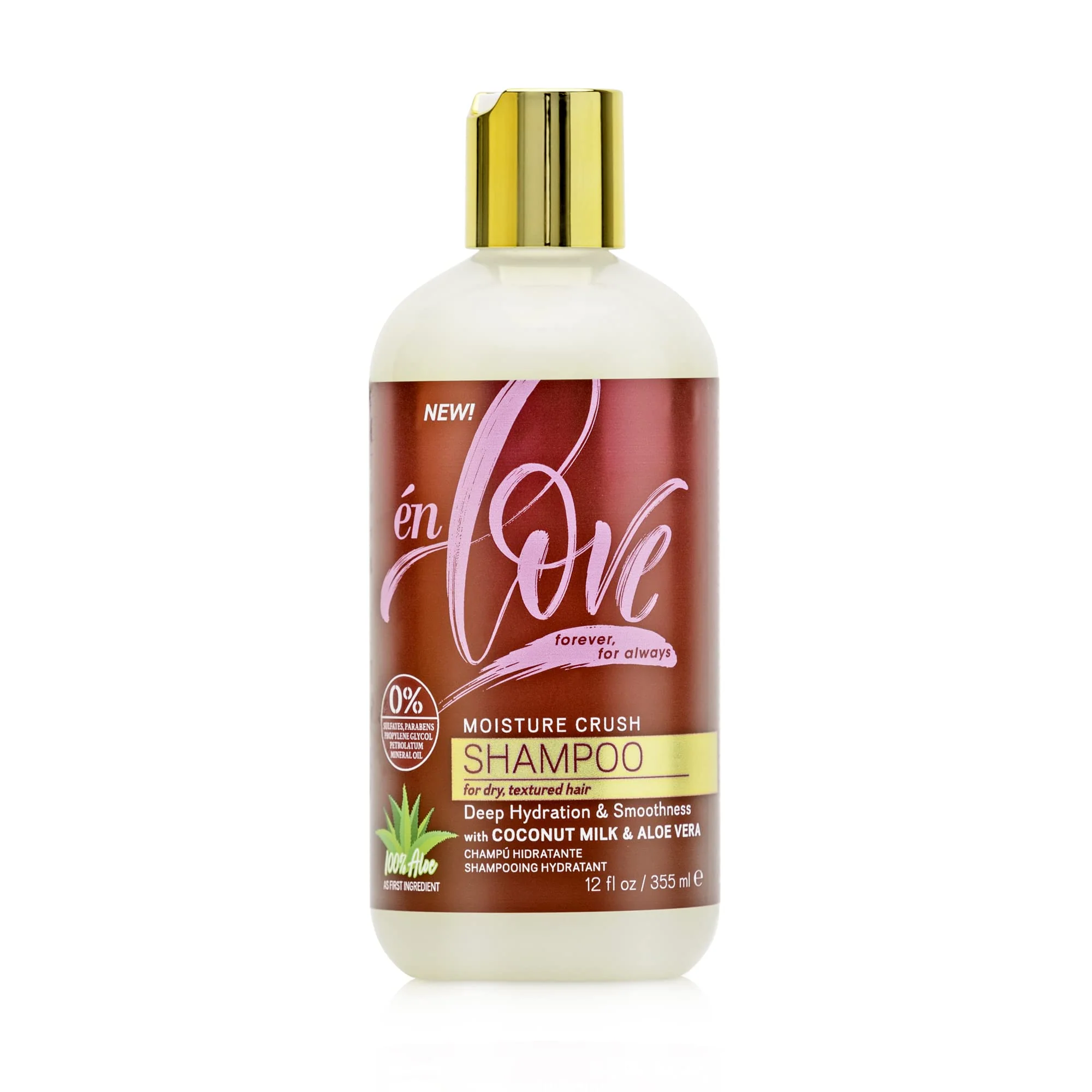 Specialty én Love Moisture Crush Shampoo for Curly Wavy Hair with Natural Coconut Milk Pure Aloe Vera for Deep Hydration Deep Shine Anti-frizz High-Quality