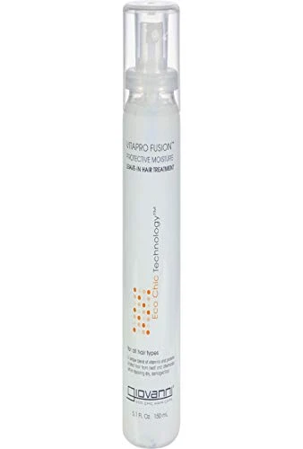 Easy-to-Use GIOVANNI- Eco Chic VitaPro Fusion Leave-In Hair Treatment- Protective Moisture for All Hair Types 5.1 Ounce Solid