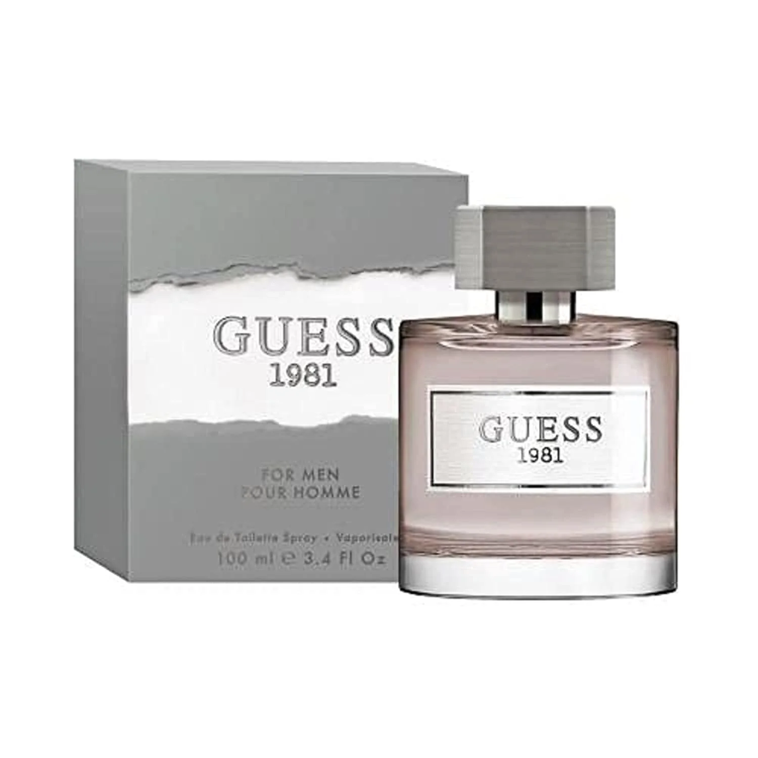 Expertly Made Guess Fragrance 1981 Eau De Toilette for Men 3.4 Fluid Ounce Solid