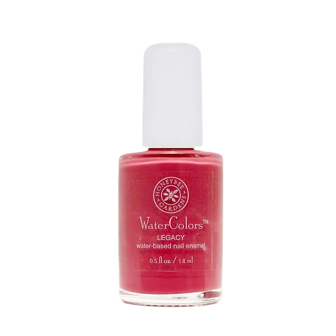 Effective Honeybee Gardens Water-Based Nail Enamel Eco-Friendly Odorless Vibrant - Legacy summer rose 0.5 fl oz Next-Generation