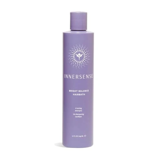 Long-Lasting INNERSENSE Organic Beauty - Natural Bright Balance Purple Toning Hairbath Non-Toxic Cruelty- Haircare 10 fl oz 295 ml Responsible
