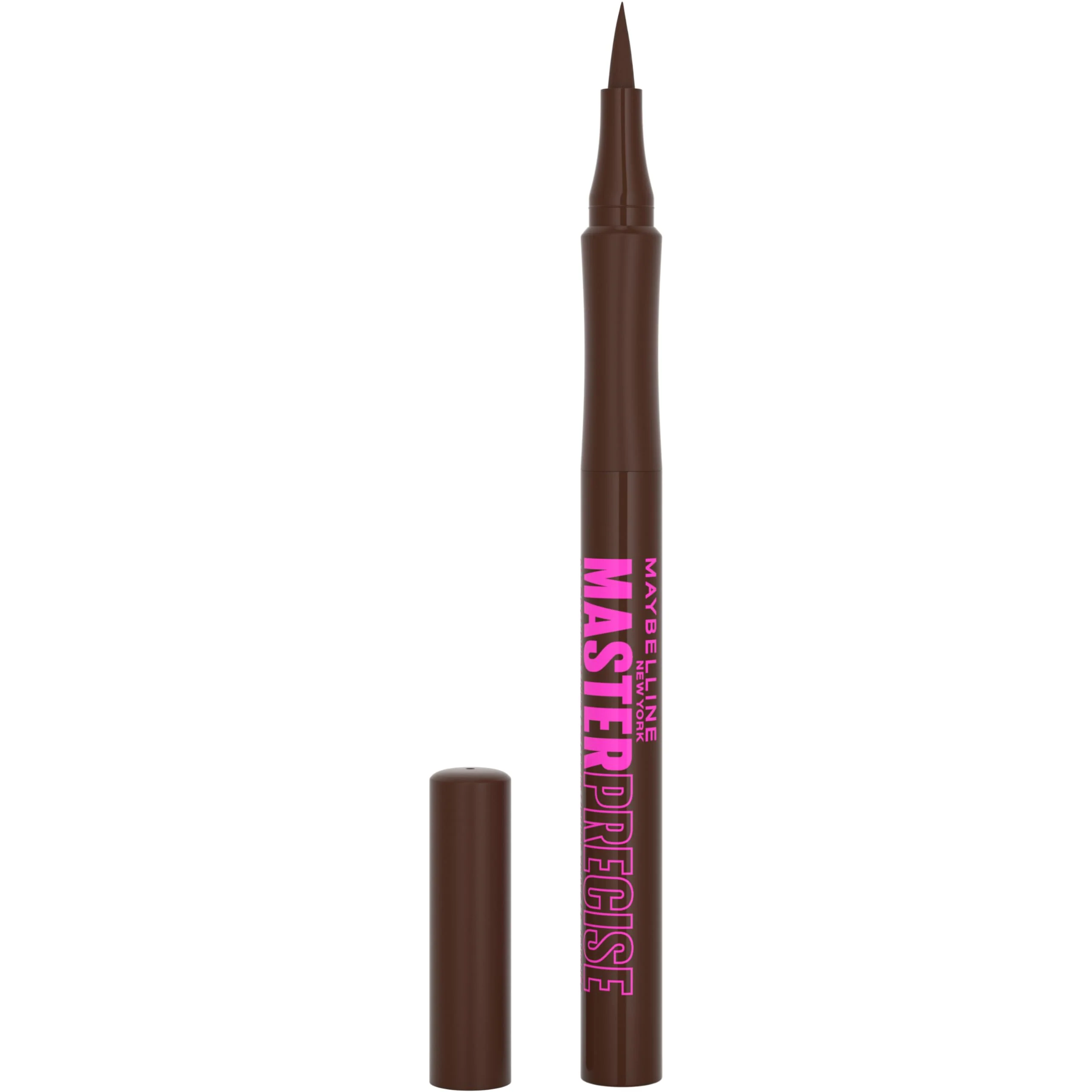 Lightweight Maybelline Eyestudio Master Precise All Day Waterproof Liquid Eyeliner Makeup Forest Brown 1 Count Packaging May Vary Elegant