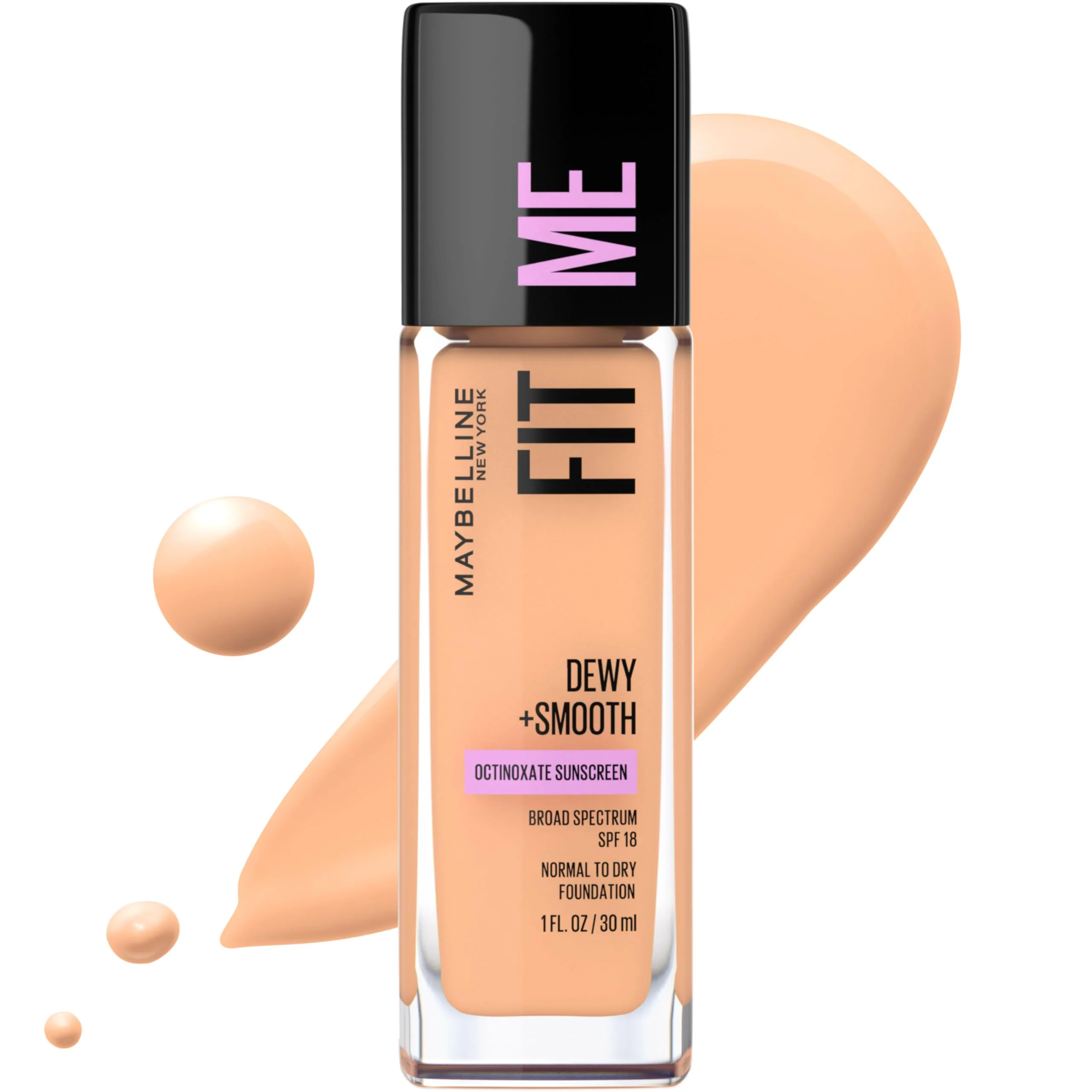 Refined Maybelline Fit Me Dewy Smooth Liquid Foundation Makeup Buff Beige 1 Count Packaging May Vary Comfortable