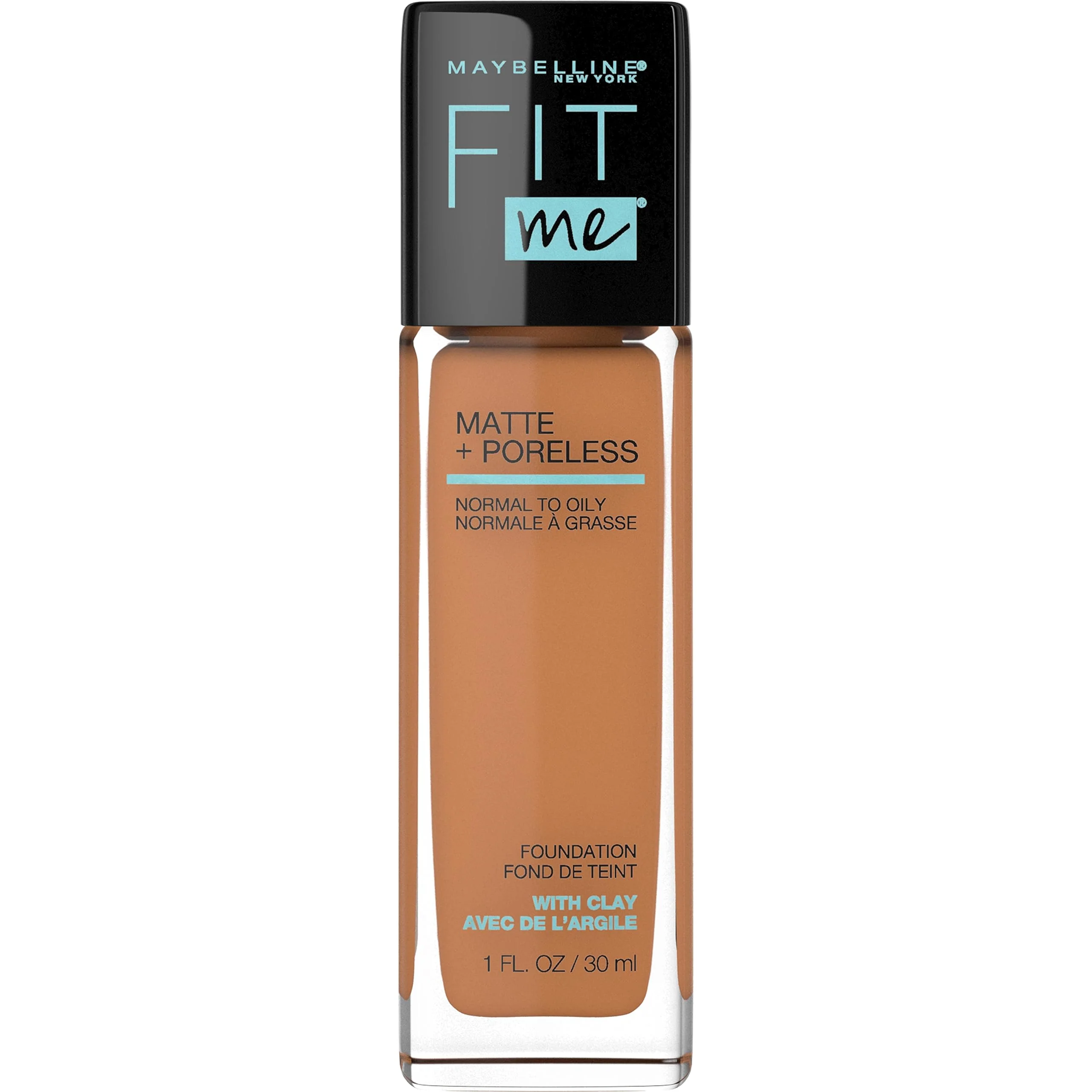 Official Maybelline Fit Me Matte Poreless Liquid Oil- Foundation Makeup Warm Sun 1 Count Packaging May Vary Prestigious