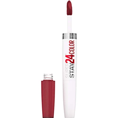World-Class MAYBELLINE Super Stay 24 2-step Long Lasting Liquid Lipstick and Lip Balm 930 City Ablaze 1 count Verified