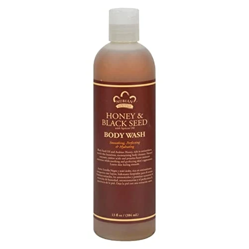 Organic Nubian Heritage Body Wash Honey Blk Seed 13 fl oz Top-Quality