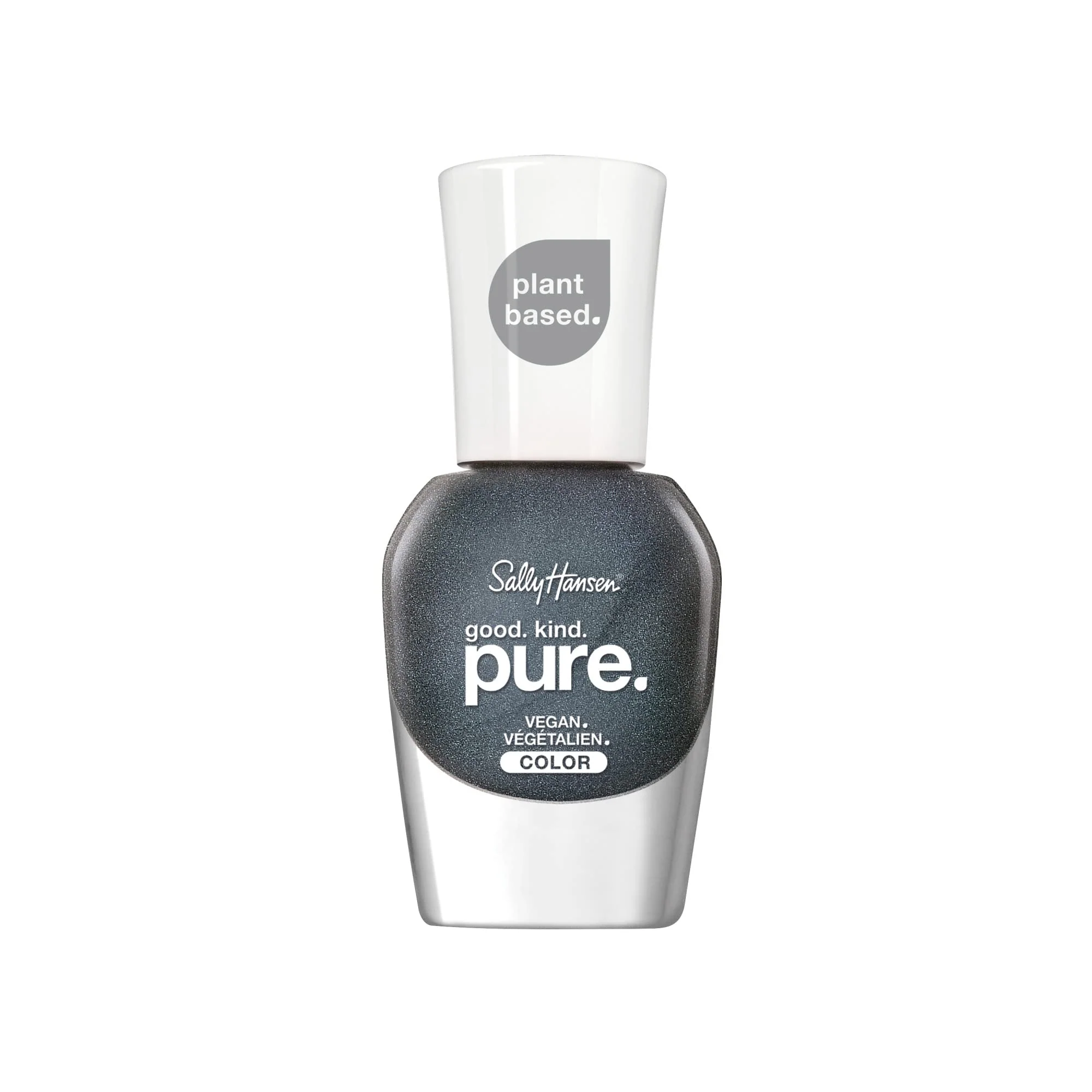 Specialty Sally Hansen Good. Kind. Pure. Nail Polish Plant-Based Vegan 16- Formula Opaque Shimmery 400 Lava Rocks Dark Grey Nail Color Exceptional
