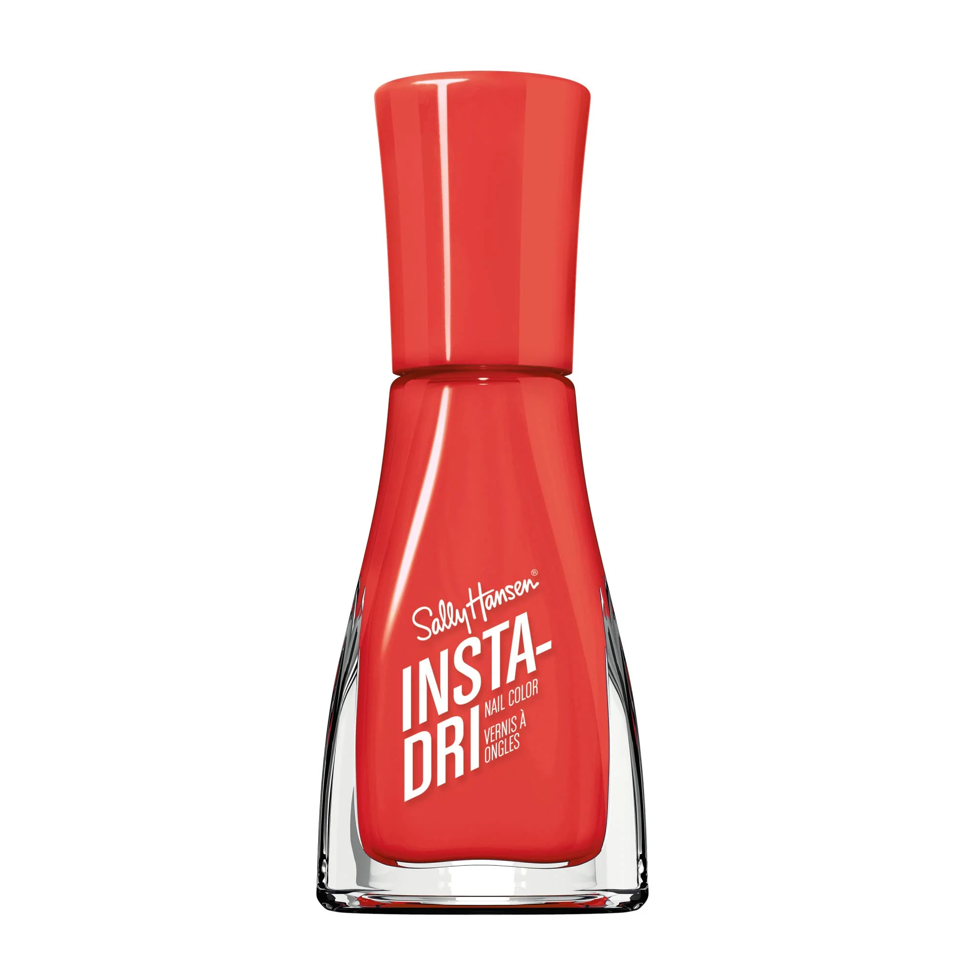 User-Friendly Sally Hansen Insta-Dri® Hail Cherry Quick Dry Long Lasting Streak- Shine Red Nail Polish Fast