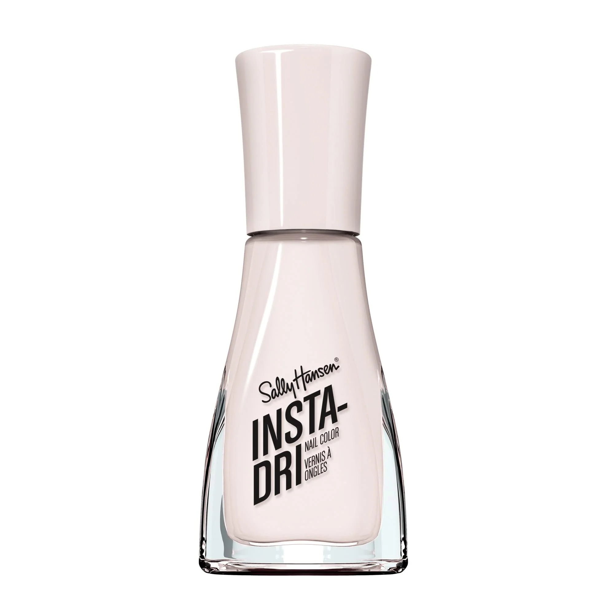 Environmentally Friendly Sally Hansen Insta-Dri Nail Polish Quick Dry Long Lasting Streak- Shine Opaque Glossy 234 Pink Pursuit White Pink Nail Color Official