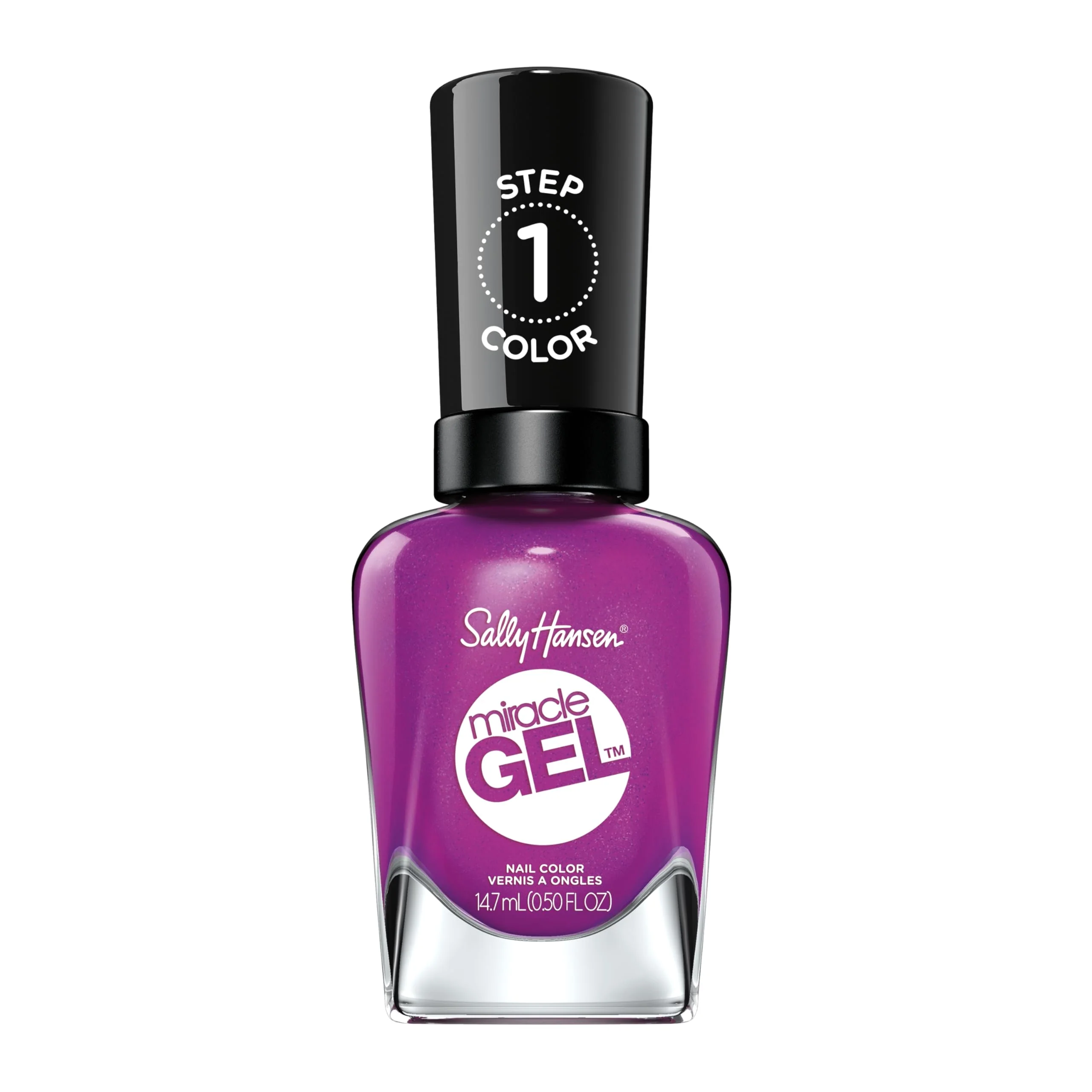 Detailed Sally Hansen Gel Salon Quality Nail Polish Gel-Like Formula Two-Step System No UV Light Needed Long Lasting Opaque Shimmery 529 Genuine