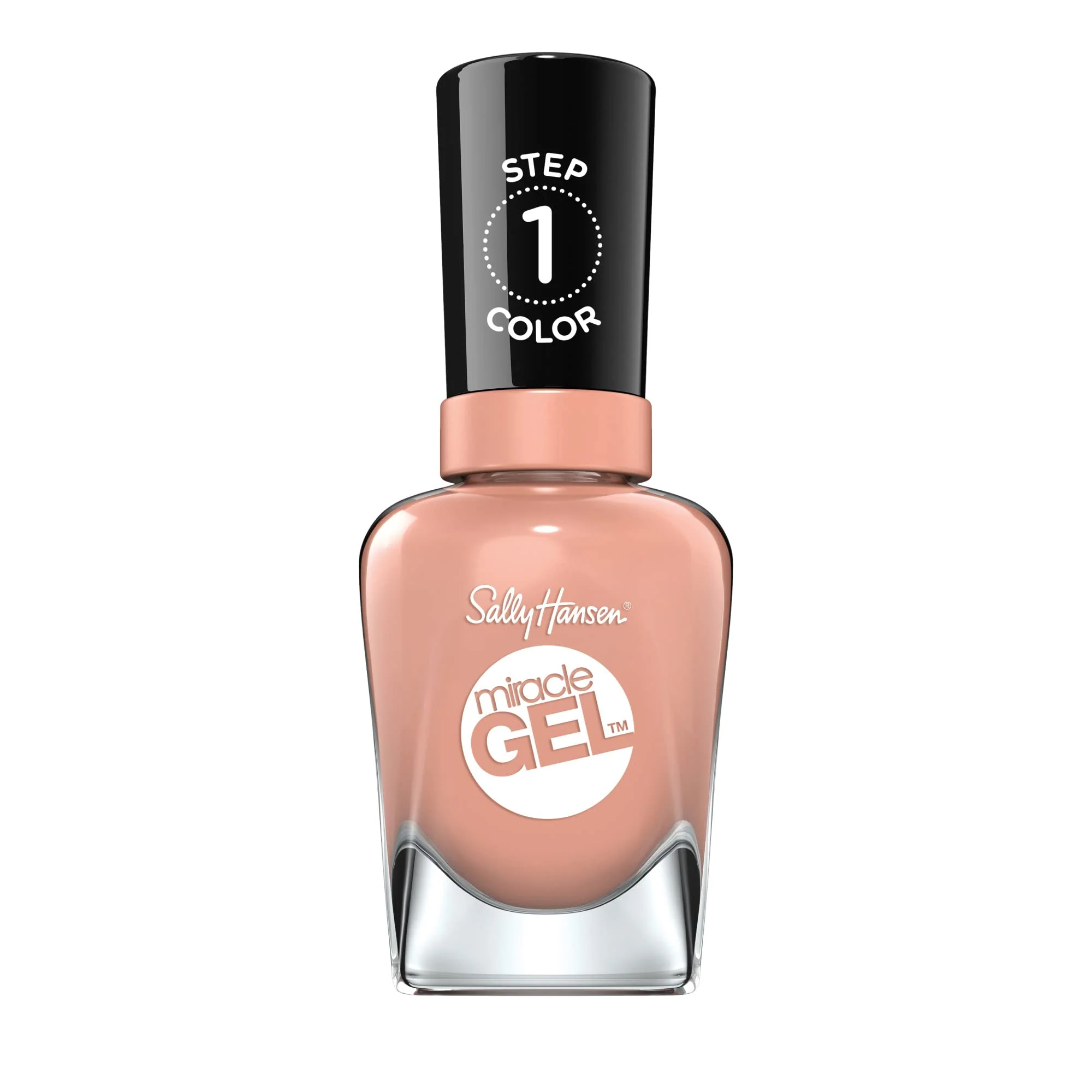 Comfortable Sally Hansen Gel Salon Quality Nail Polish Gel-Like Formula Two-Step System No UV Light Needed Long Lasting Semi-opaque glossy 184 Reliable
