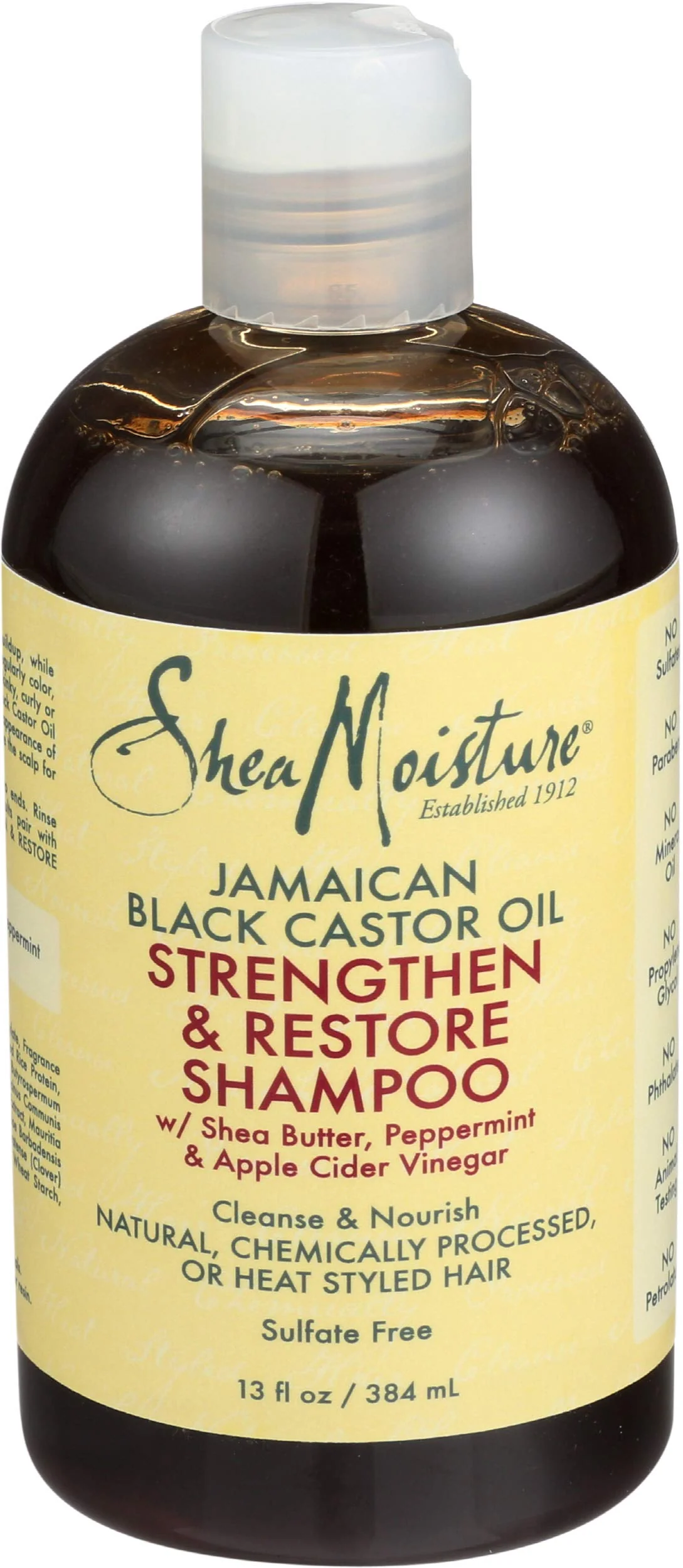 Certified SheaMoisture Strengthen and Restore Shampoo 13 FZ Traditional