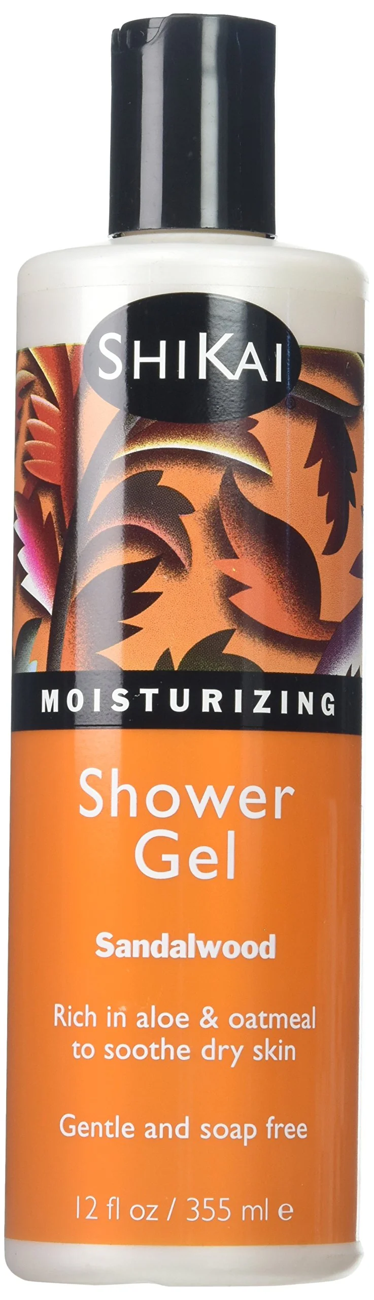 Breathable Shikai Sandalwood Shower Gel 12 Ounces User-Friendly