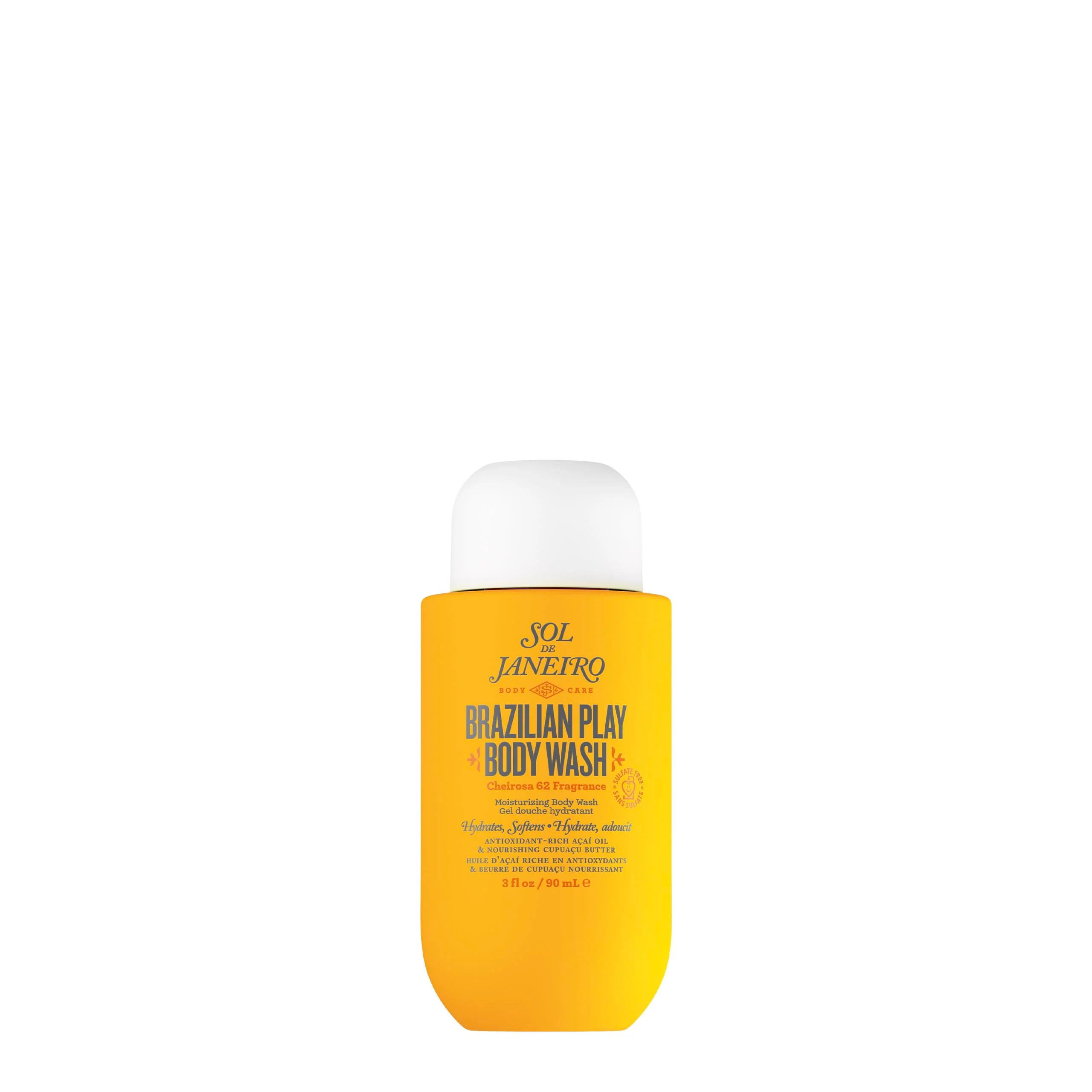 Top-Quality Sol de Janeiro Brazilian Play Moisturizing Shower Cream Gel Body Wash 90mL 3.0 fl oz. Sophisticated