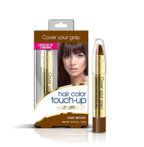 Minimalist Cover Your Gray Waterproof Hair Color Touch-Up Pencil - Dark Brown Fine