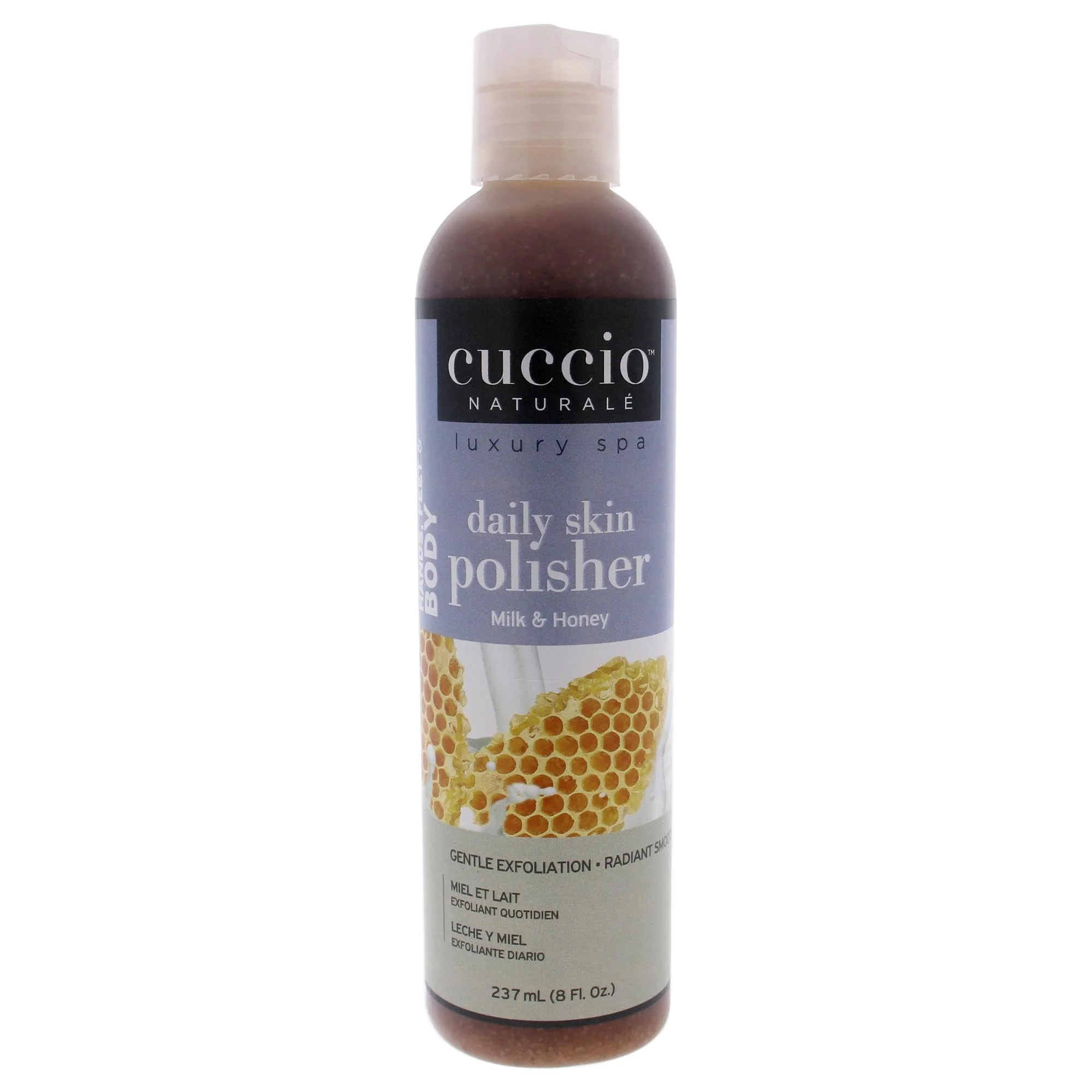 Luxury Cuccio Naturale Daily Skin Body Polisher - Soothes And Softens Your Skin - Gentle Exfoliation Process - Lifts Dead Cells From The Skin s Surface Functional
