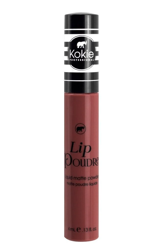 Flexible Kokie Cosmetics Lip Poudre Liquid Lip Powder Midtown 0.13 Fluid Ounce Durable