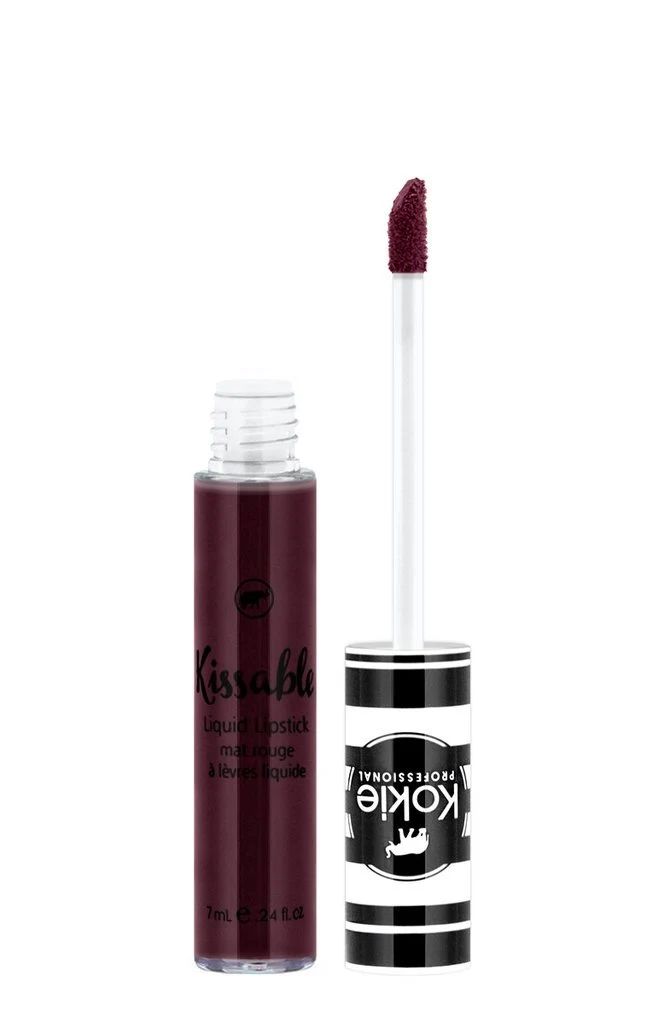 Fine Crafted Kokie Cosmetics Kissable Matte Lip Gloss Shadowy Environmentally Friendly