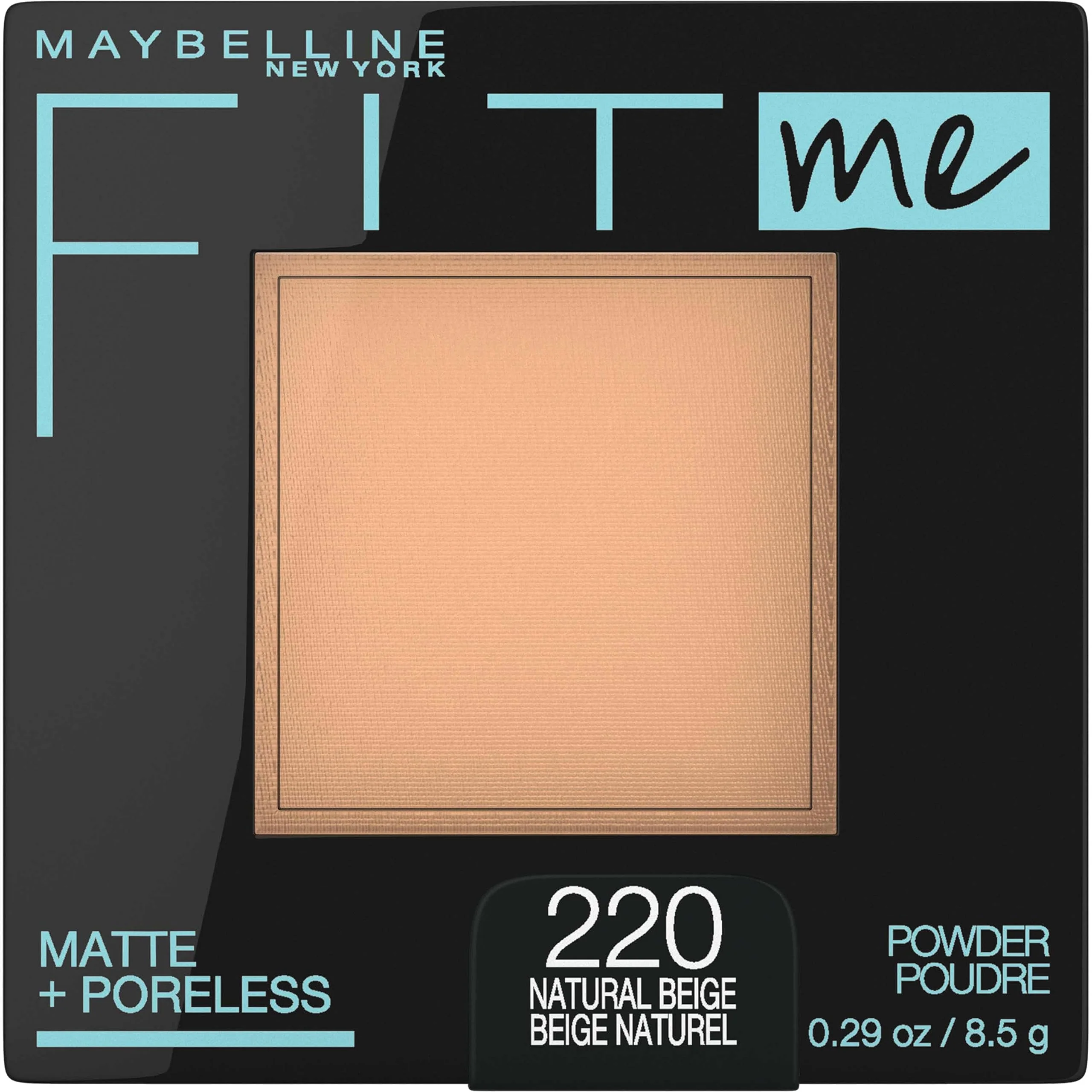 Verified Maybelline Fit Me Matte Poreless Pressed Face Powder Makeup Setting Powder Natural Beige 1 Count Original Design