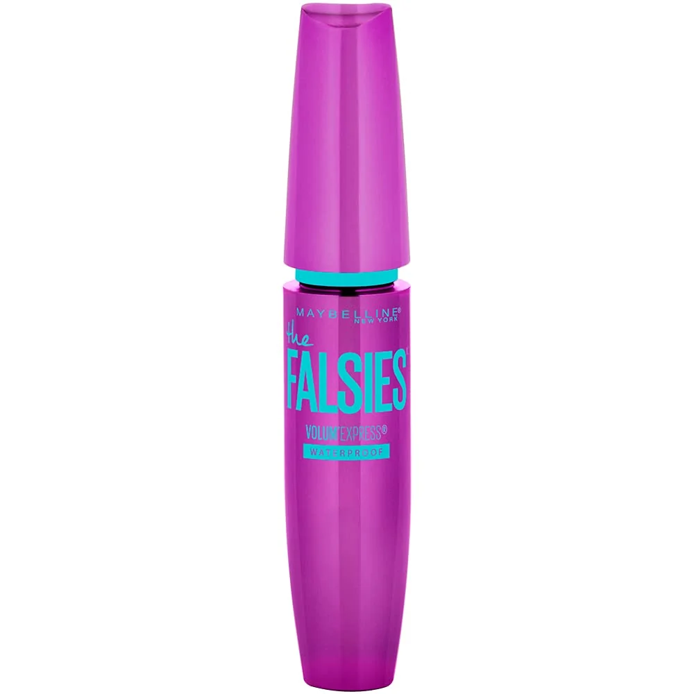 Advanced Maybelline Volum' Express The Falsies Waterproof Mascara Volumizing and Separating Make Up Formula Blackest Black 1 Count Breathable