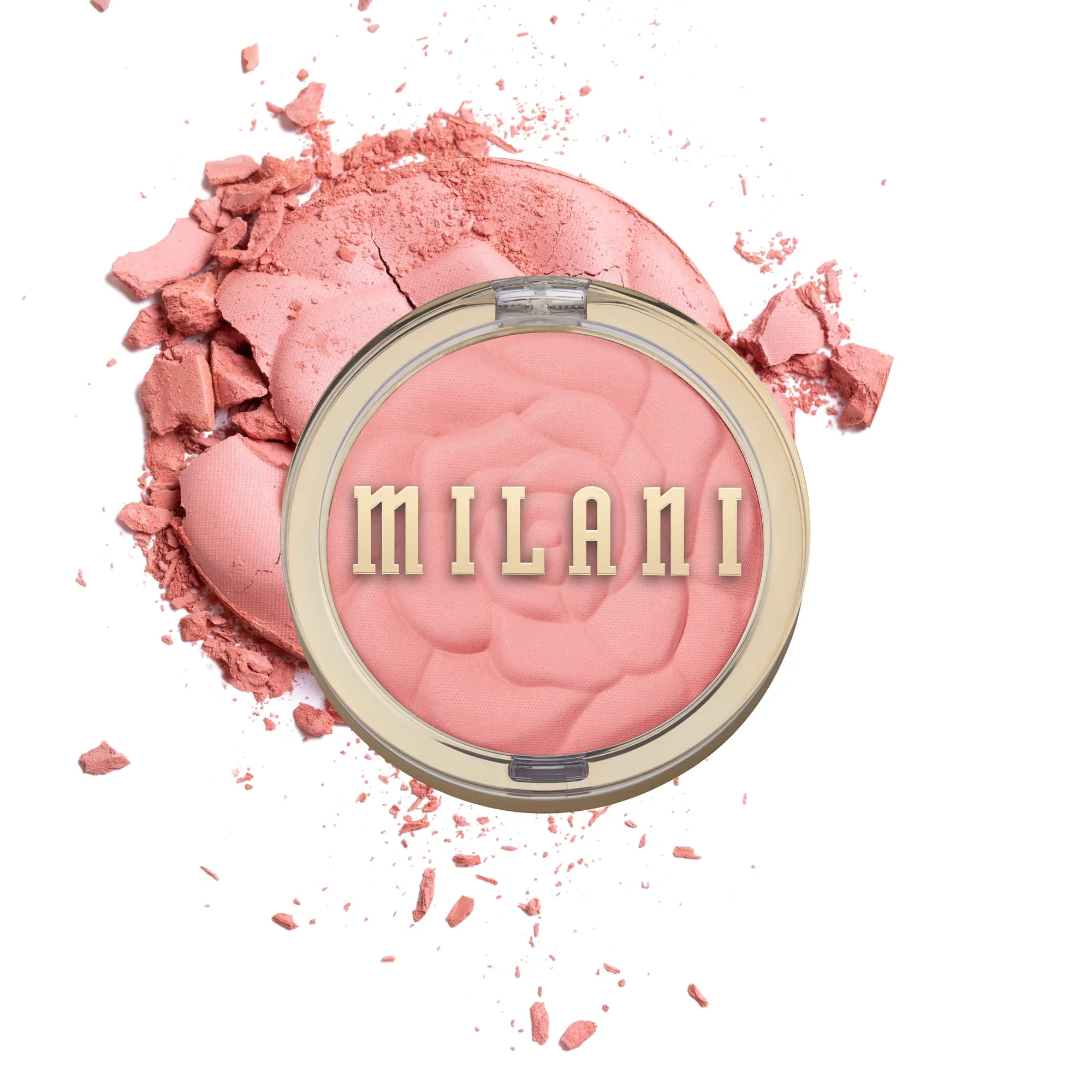 Authentic Milani Rose Blush Powder Blush for Cheeks Cruelty Makeup - Shape Contour Highlight Face for a Natural Matte Finish -Tea Rose Crafted