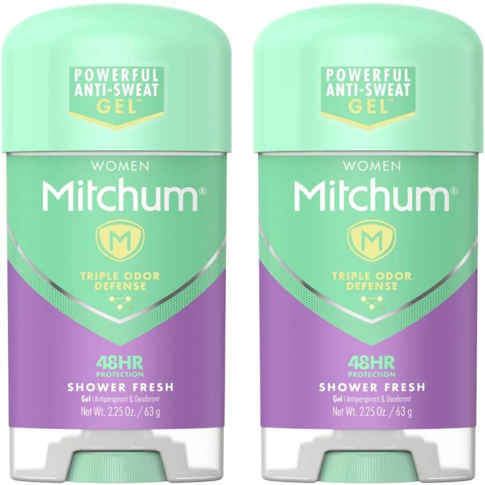 Excellent Mitchum Advanced Women Gel Anti-Perspirant Deodorant Shower Fresh 2.25 Ounces each Value Pack of 2 Carefully Designed