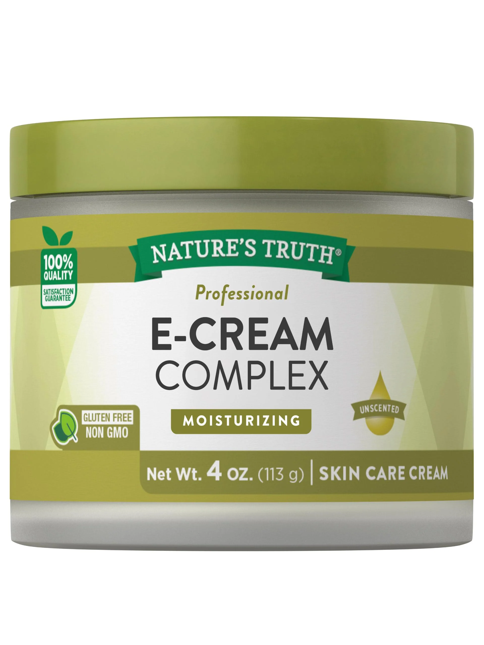 Casual Nature's Truth Vitamin E Cream Complex with Vitamin A D 4 oz Moisturizing Skin Care Cream High-Performance