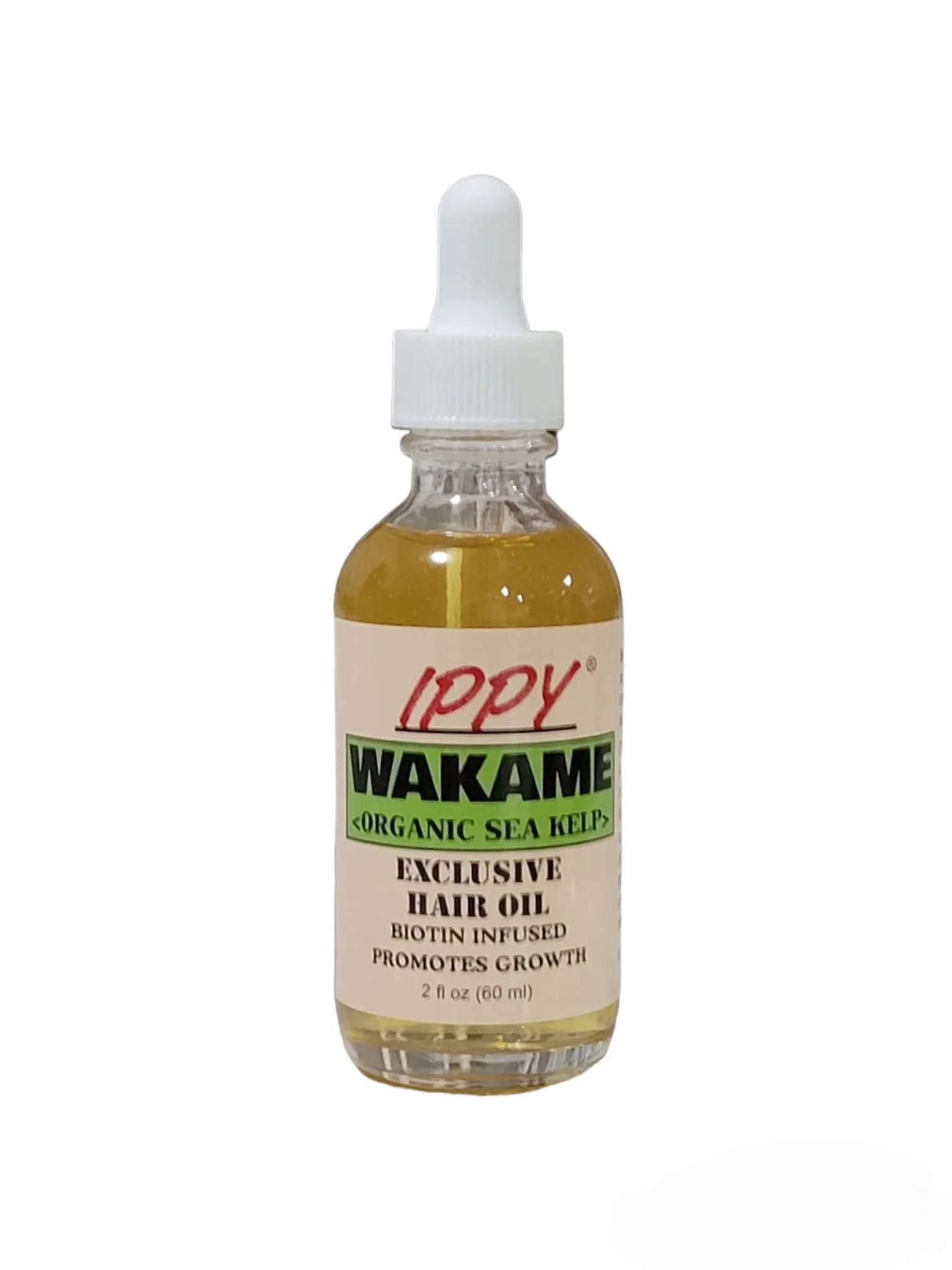 Green NI-SHI by IPPY Wakame Organic Sea Kelp Exclusive Hair Oil 2 Fl oz Verified