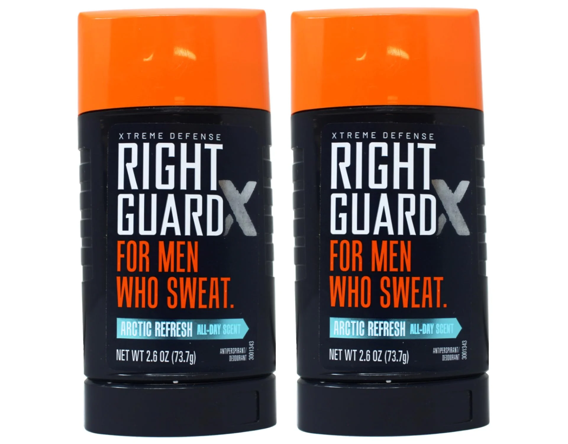 High-End Right Guard Xtreme Defense 5 Arctic Refresh Antiperspirant Solid 2.6 Ounces each Twin Pack Innovative