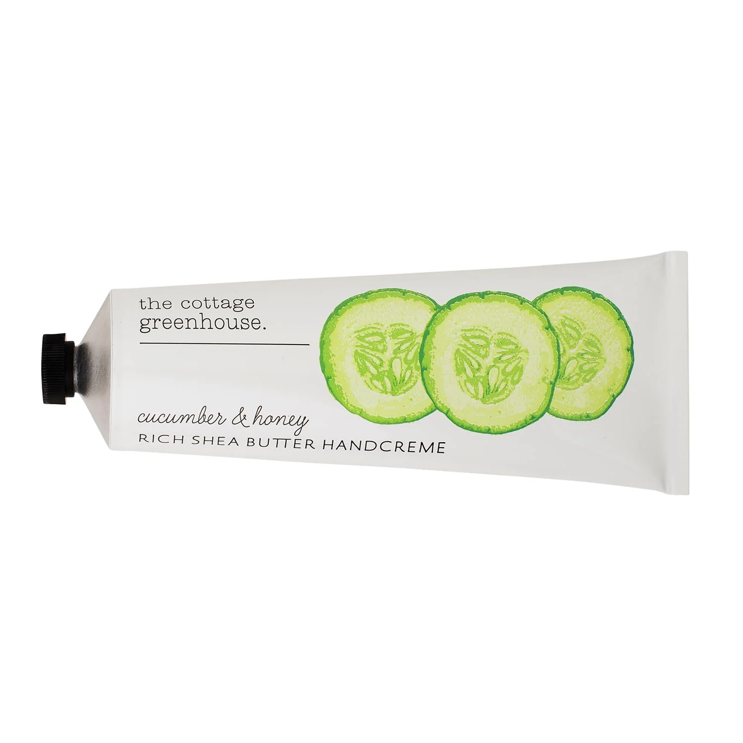 Professional The Cottage Greenhouse Cucumber Honey Handcreme 4 oz Hydrating Moisturizing Hand Cream for Dry Cracked Hands Luxury Purse Essential Lotion Trendy
