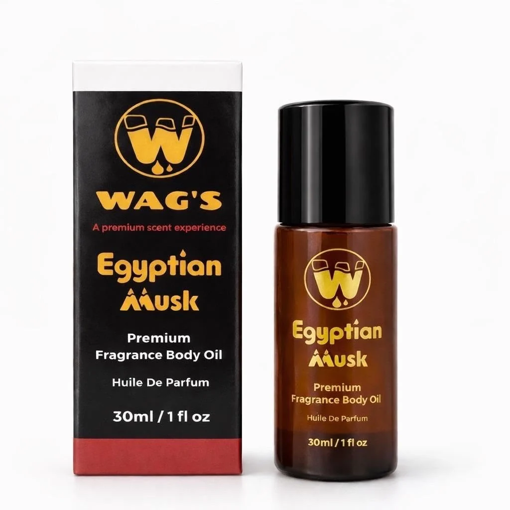 Healthy WagsMarket Egyptian Musk Oil Choose from Roll On to 0.33oz - 4oz Glass Bottle 1oz Roll On Specialty