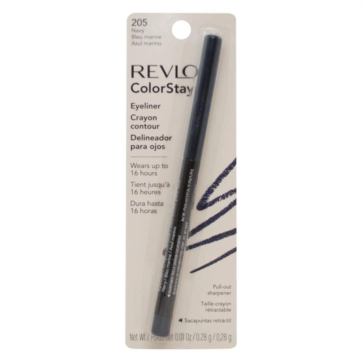 Reliable ColorStay Eyeliner Pencil 205 Navy by Revlon for Unisex 0.01 oz Eyeliner Pencil Fine Crafted