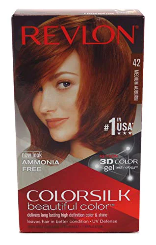 Flexible Colorsilk Permanent Hair Color Medium Auburn 42 4R Powerful