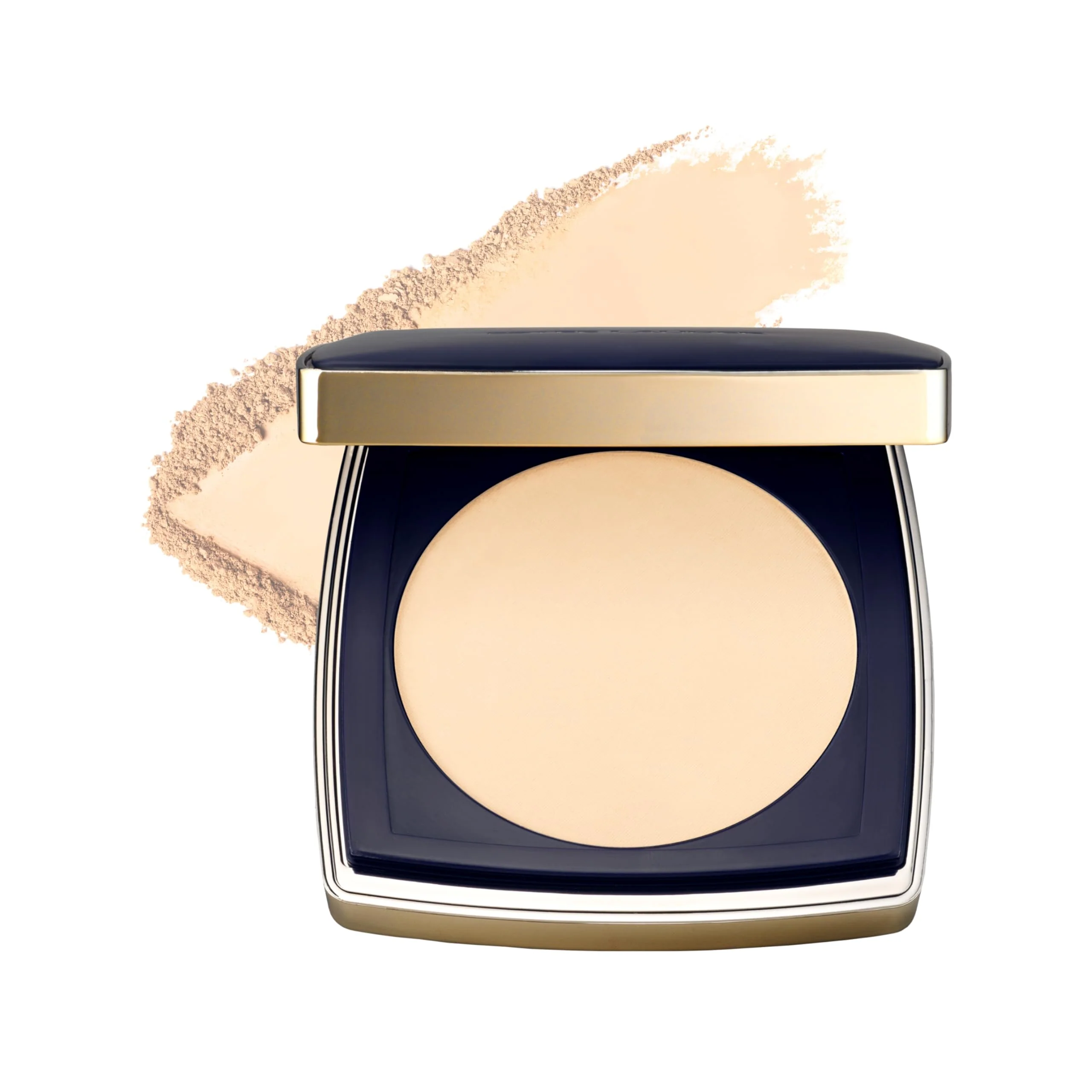 Pure Estée Lauder Double Wear 12-Hour Stay-in-Place Matte Powder Foundation Controls Oil Shine 0.39 Ounce 1N1 Ivory Nude Functional