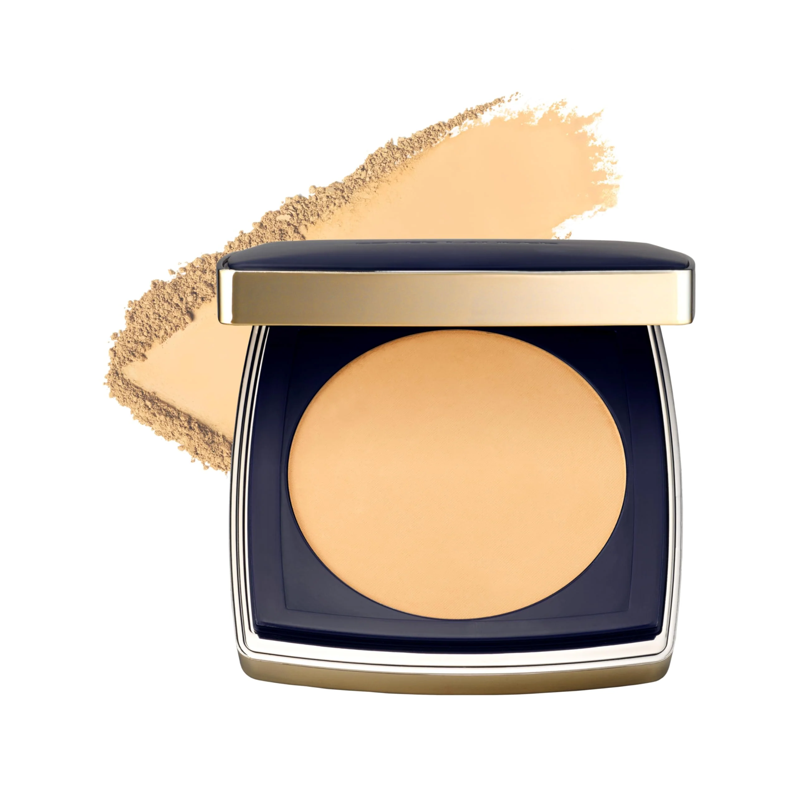 Clean Estée Lauder Double Wear 12-Hour Stay-in-Place Matte Powder Foundation Controls Oil Shine 0.39 Ounce 3W1.5 Fawn Contemporary