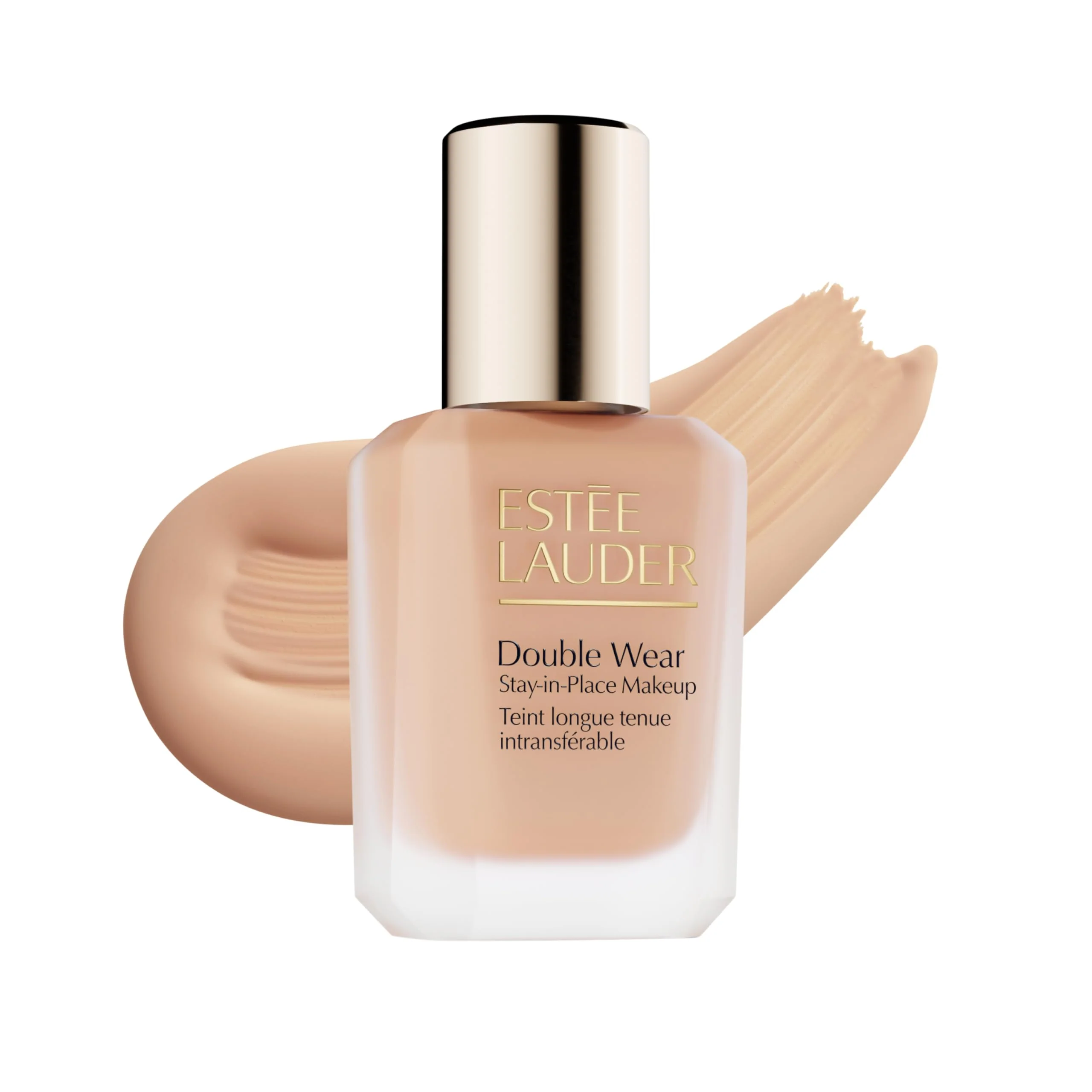 Original Design Estée Lauder Double Wear Stay-in-Place Foundation Makeup 36-Hour Long-Wear Matte Foundation 1 Fl Oz 2W0 Warm Vanilla Reusable