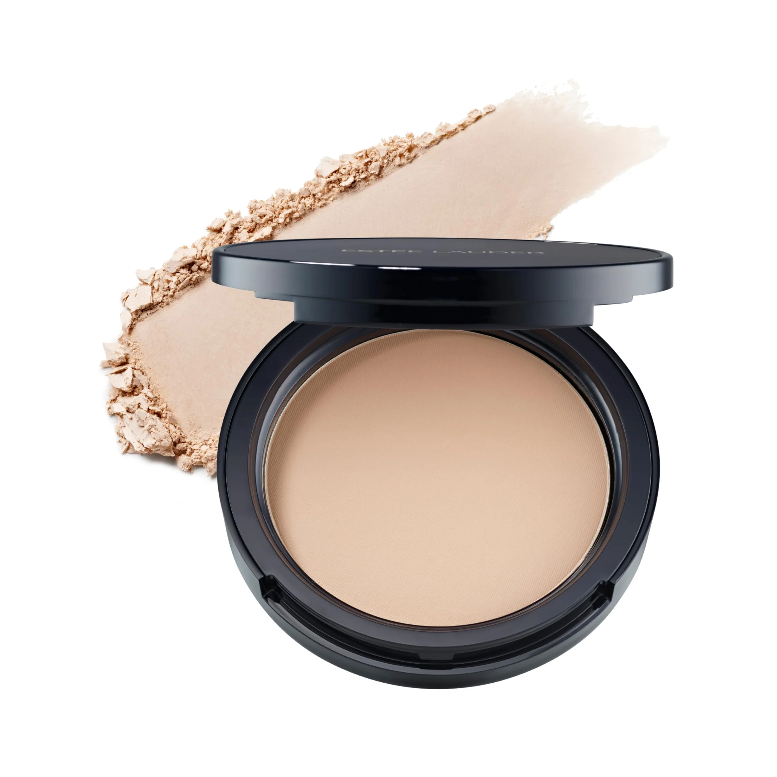 Reusable Estée Lauder Double Wear Stay-in-Place Matte Setting Powder Veil Pressed Setting Face Powder Compact with Puff Oil-Control with Sheer Coverage Recyclable