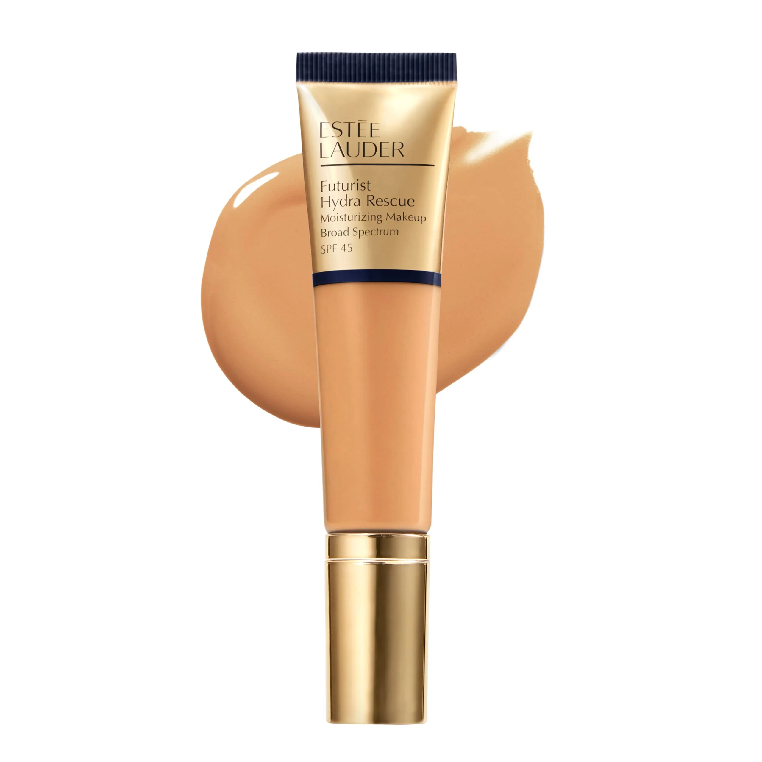 Relaxed Estée Lauder Futurist Hydra Rescue Moisturizing Foundation Makeup SPF 45 for a 12-Hour Glow 1.2 Fl Oz. 4W1 Honey Bronze Trendy