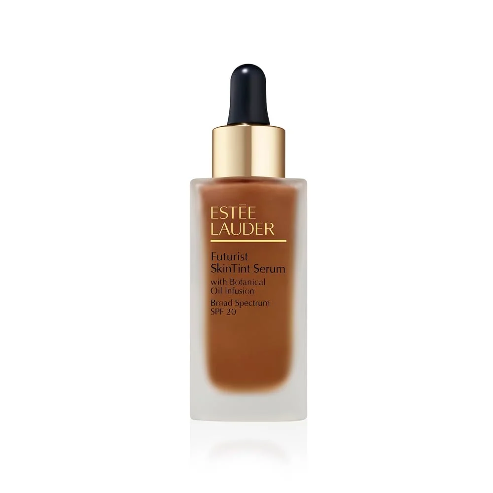 Premium Estée Lauder Futurist Skin Tint Serum Foundation SPF 20 with Glycerin Light Coverage 1.0 Fl Oz 5N2 Amber Honey Proven