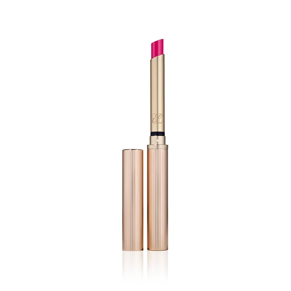 High-Grade Estée Lauder Pure Color Explicit Long-Lasting Slick Shine Slim Lipstick for Women Plumping Hydrating 915 Score to Settle Detailed