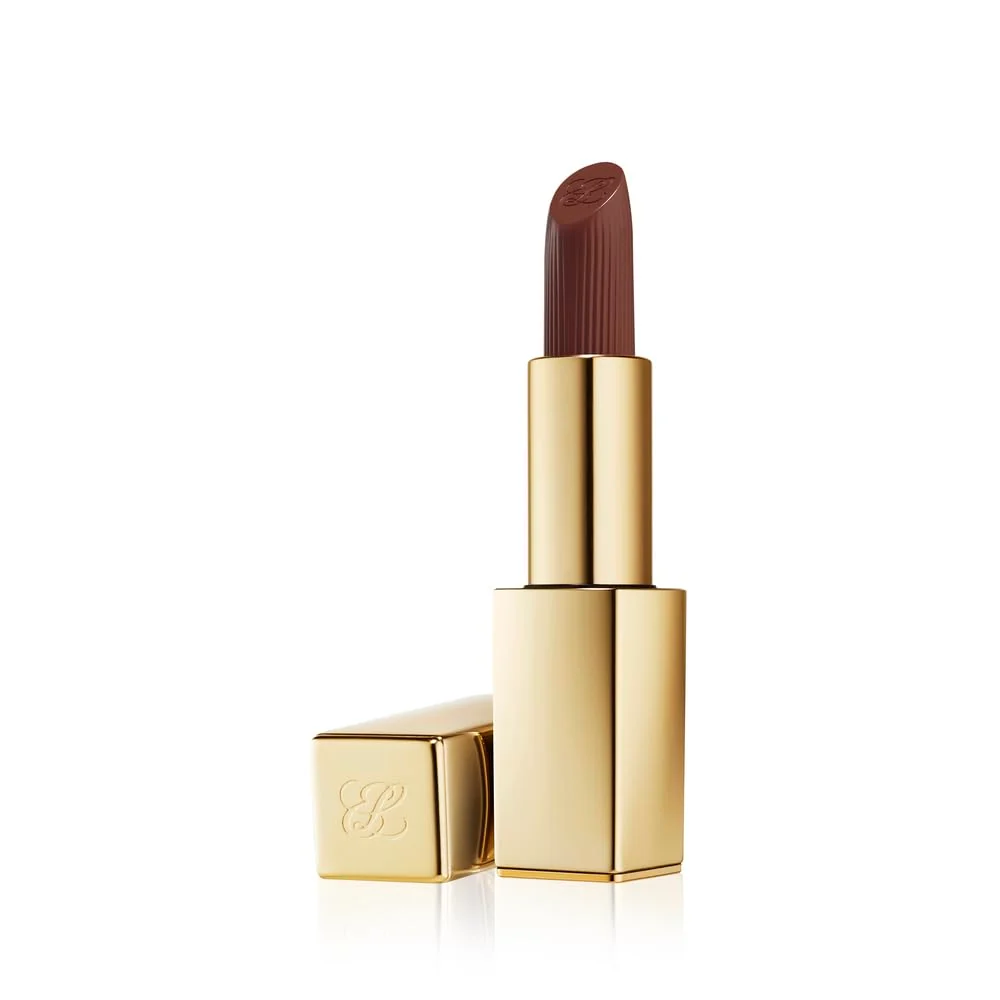 Environmentally Friendly Estée Lauder Pure Color Long Lasting Cream Lipstick for Women with Cream Finish Plumping Nourishing 0.12 Ounce 416 Strut Authentic