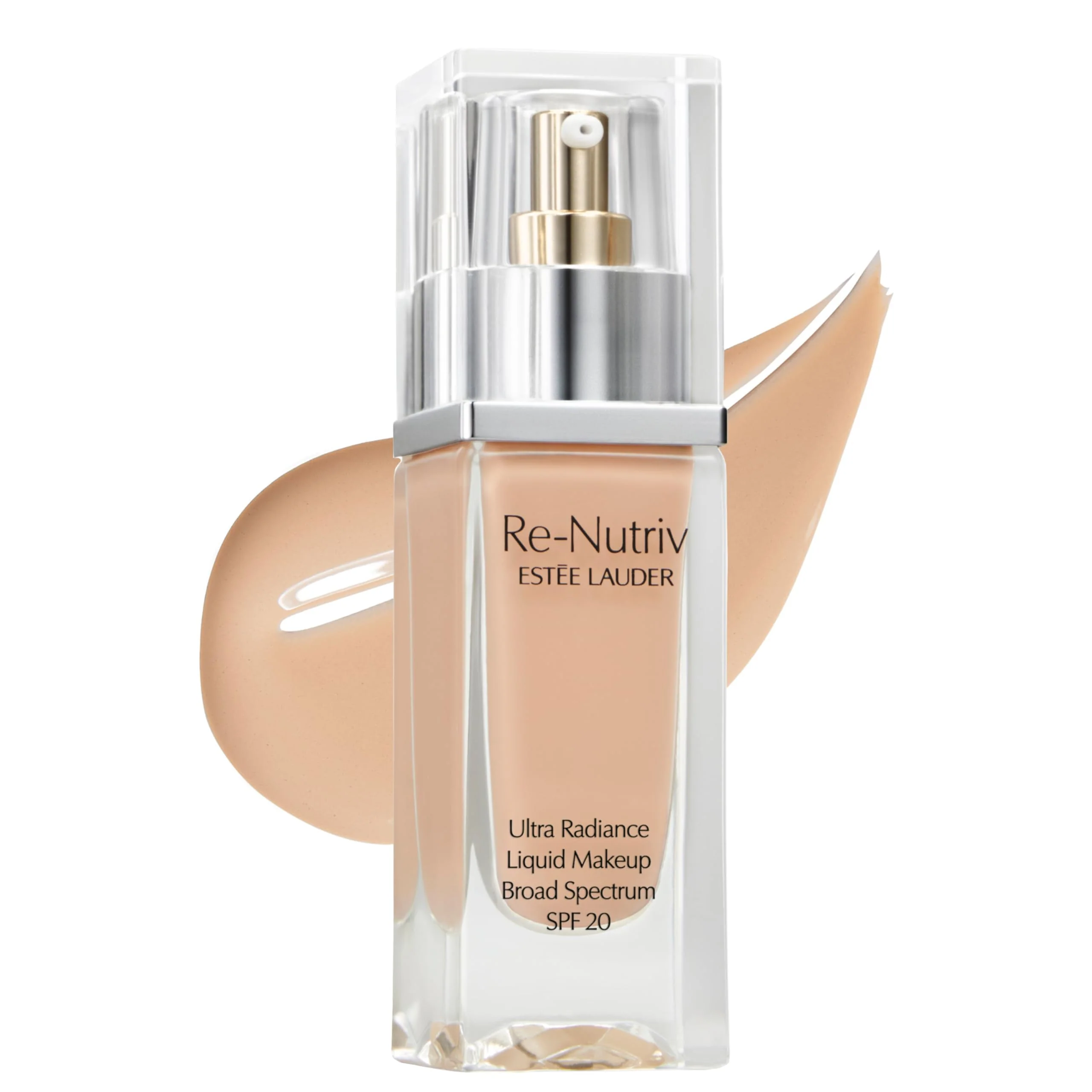 Natural Estée Lauder Re-Nutriv Ultra Radiance Liquid Foundation SPF 20 Luxurious Hydrating Long-Wearing 1 Fl Oz 2W1 Dawn Casual