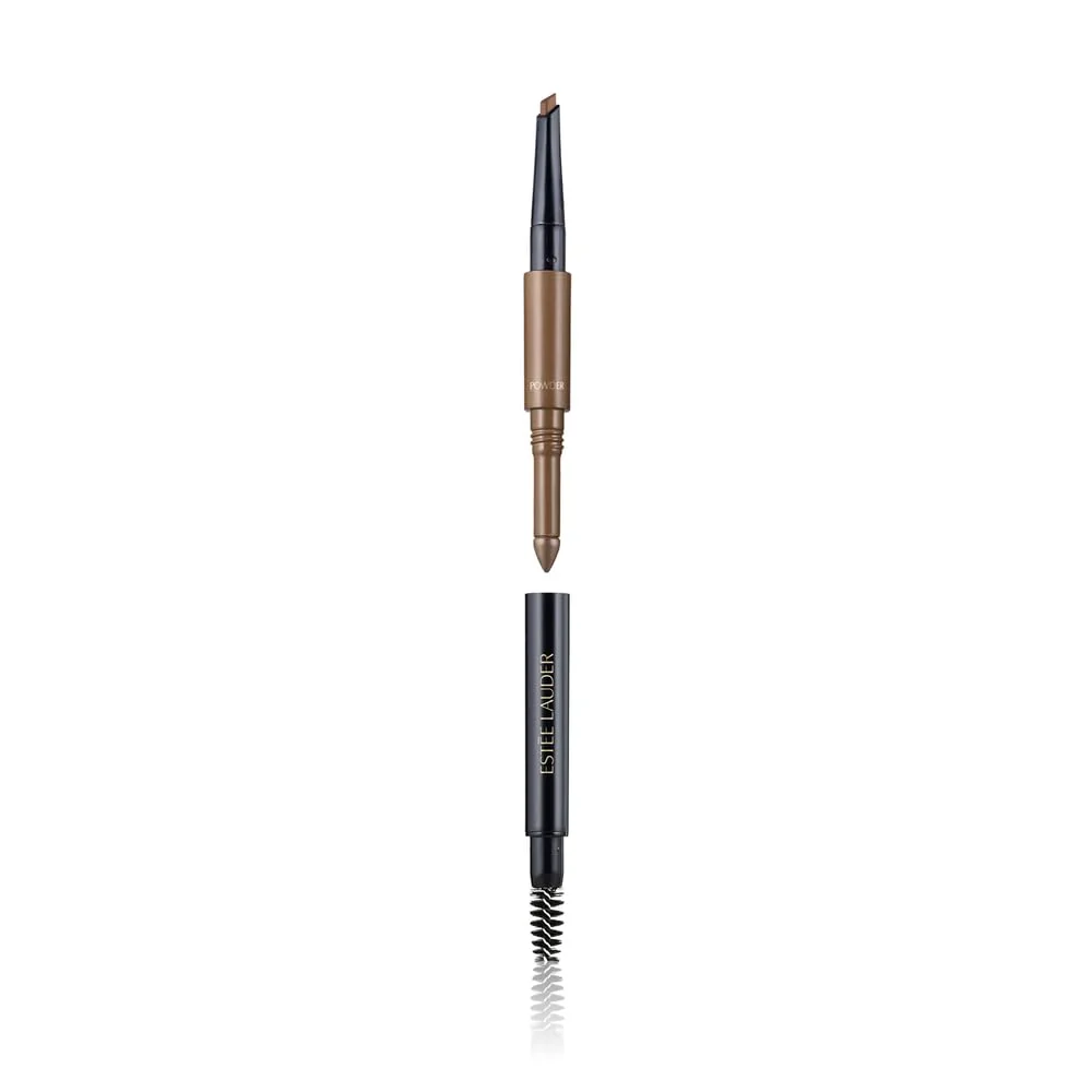 Optimized Estée Lauder The Brow Multi-Tasker 3-in-1 Tool Eyebrow Pencil Powder and Brush 02 Light Brunette Original