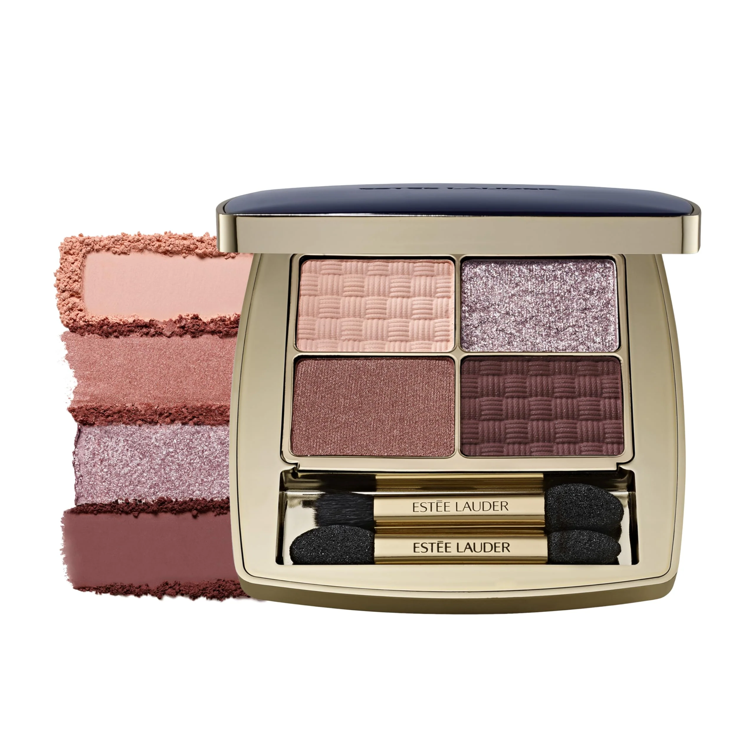 Innovative Estée Lauder The Essential Eyeshadow Quad Long-Lasting Palette Shape Sculpt Magnify Power Brunch 0.14 Ounce Traditional