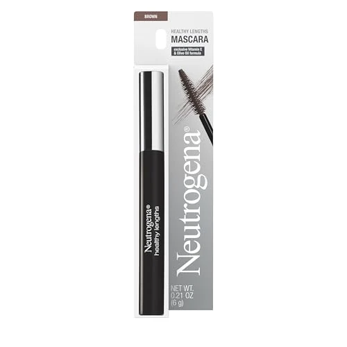 User-Friendly Neutrogena Healthy Lengths Mascara for Stronger Longer Lashes Clump- Smudge Proof Flake- Lengthening Mascara with Olive Oil Vitamin E Fine Crafted