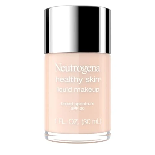 Carefully Designed Neutrogena Healthy Skin Liquid Foundation Makeup with Broad Spectrum SPF 20 Sunscreen Lightweight Medium Coverage Makeup with Sunscreen Convenient